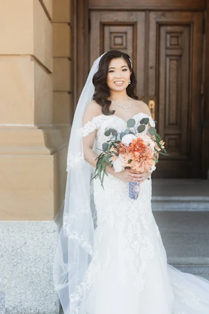 Bride wearing Fiona by Maggie Sottero
