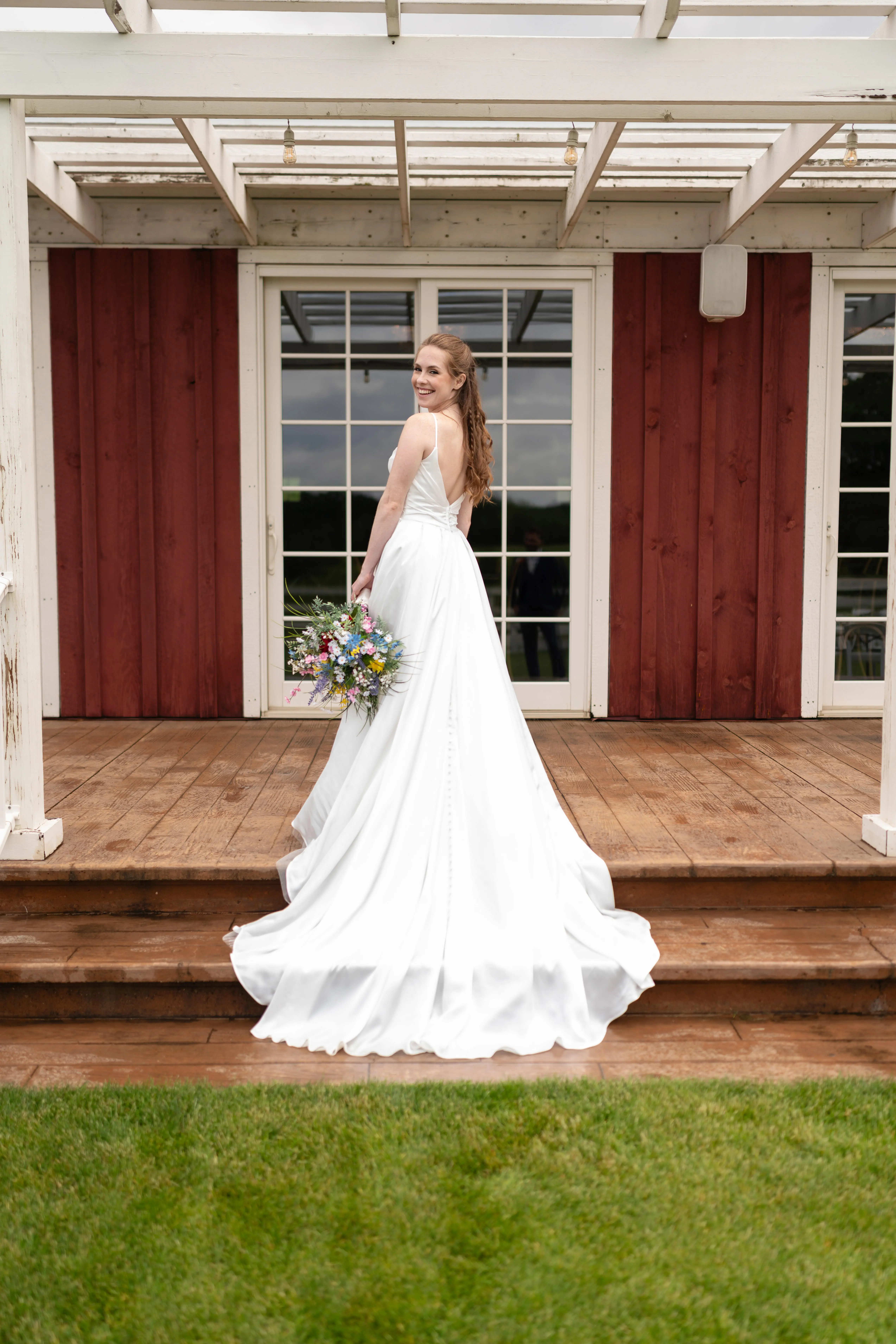Bride wearing Scarlet by Maggie Sottero