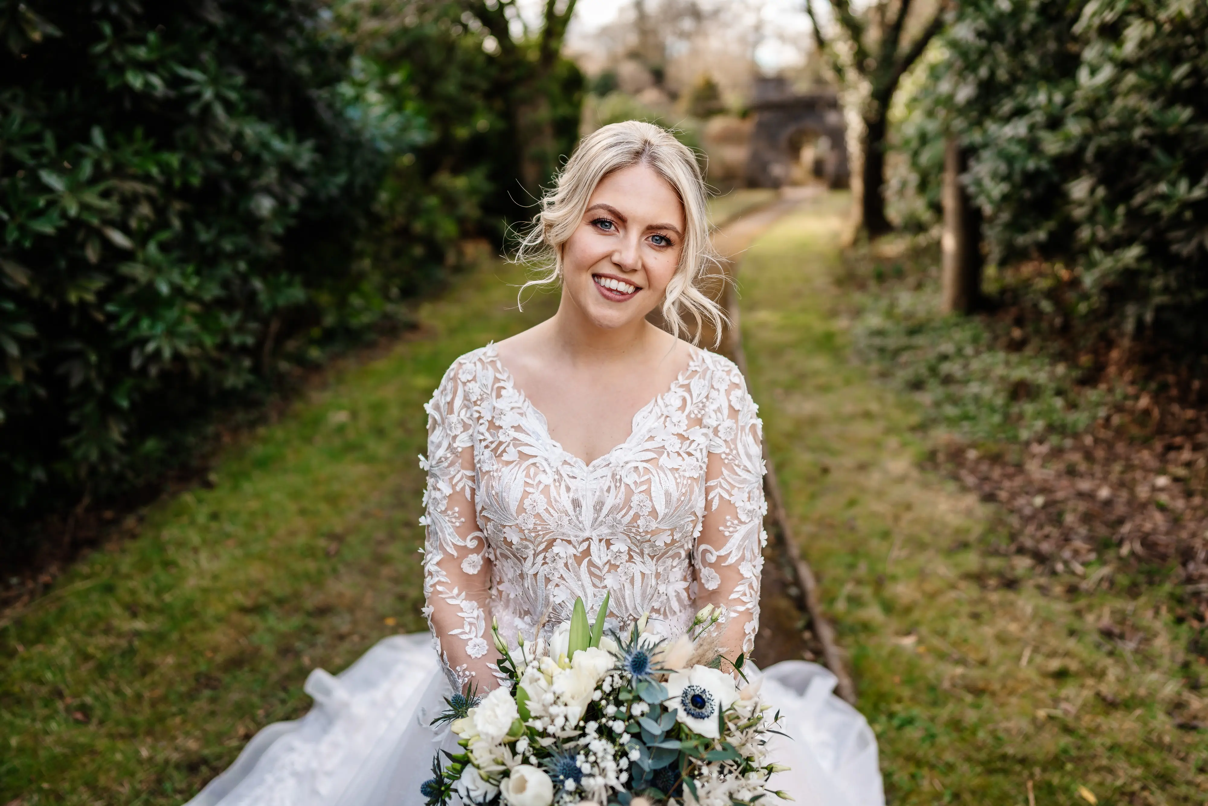 Brides In Illusion Sleeves V-Neckline Zander Sottero Midgley