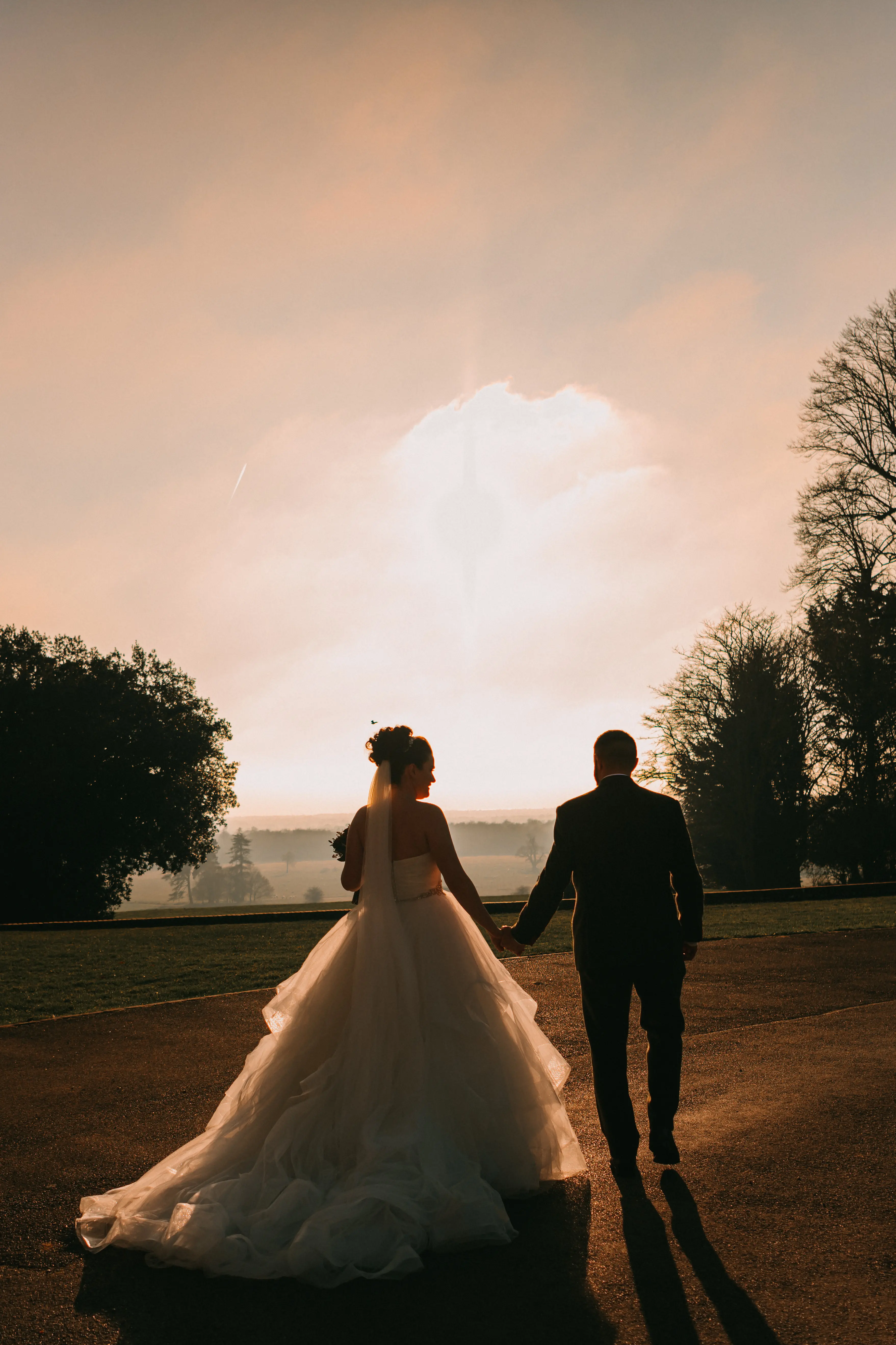 Bride In Tiered Ballgown Yasmin Maggie Sottero With Groom
