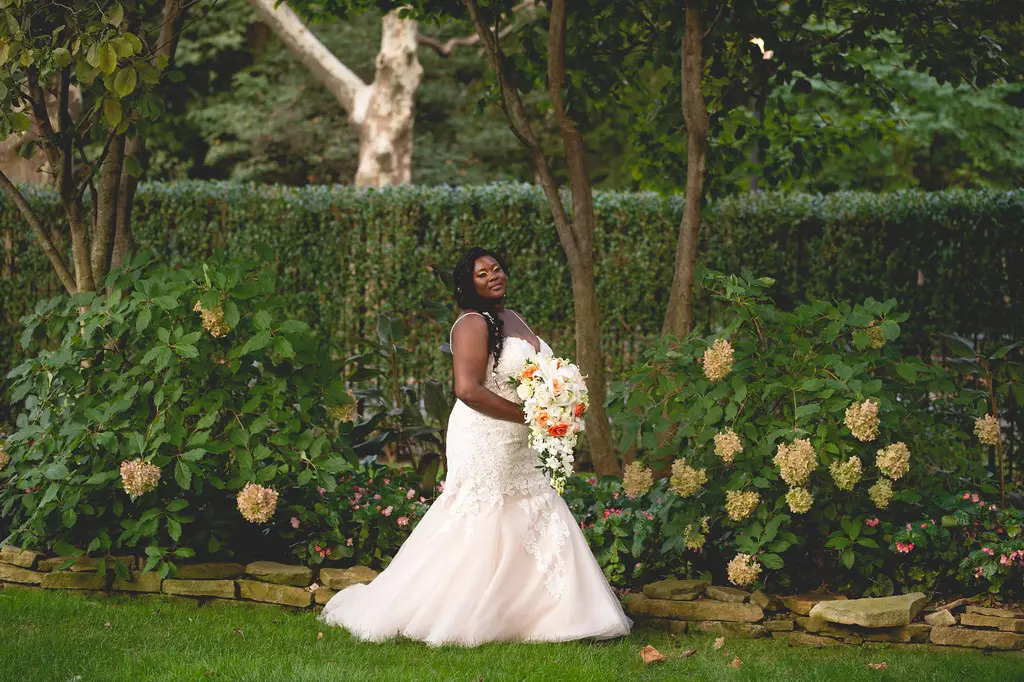 Real Bride in Beaded Sweetheart Neckline Wedding Dress Named Alistaire Lynette By Maggie Sottero