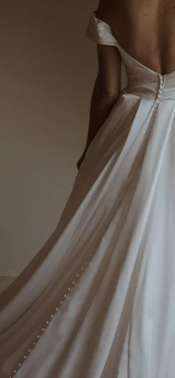 Bride wearing Scarlet wedding dress by Maggie Sottero