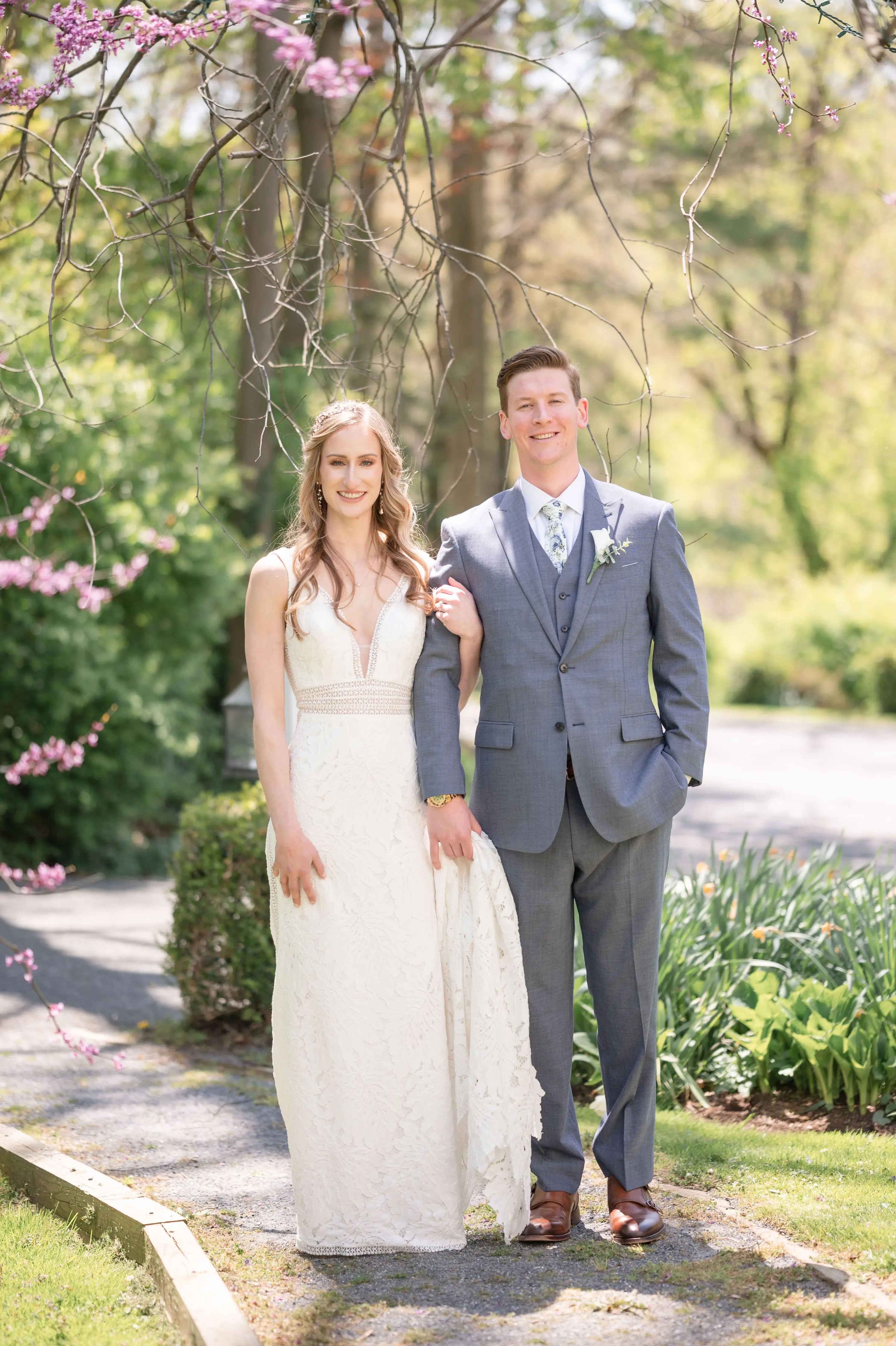 Lace V-Neck Wedding Dress Called Burke By Maggie Sottero
