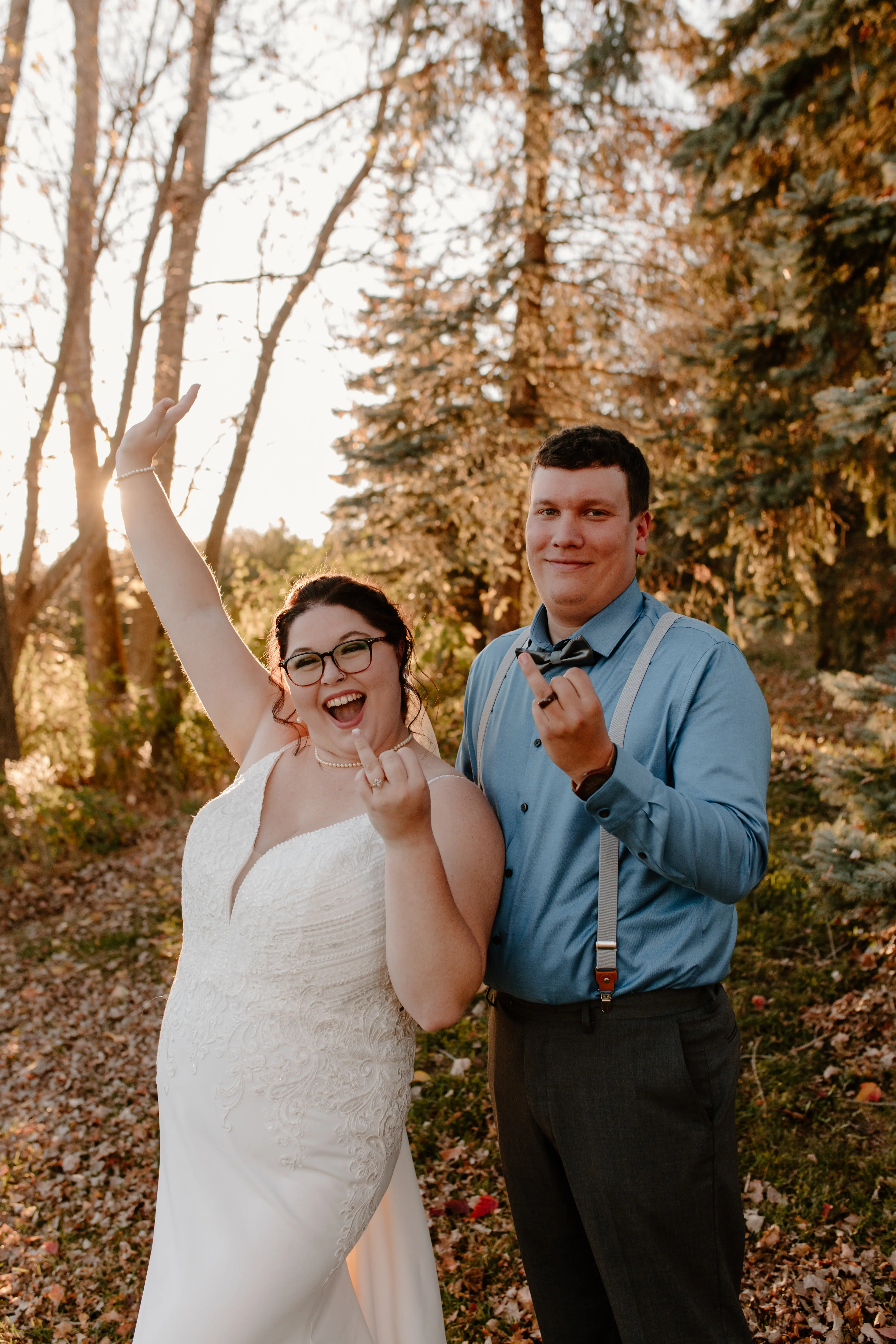Groom With Bride Wearing Cold Shoulder Crepe Wedding Dress Bracken Lynette By Sottero And Midgley