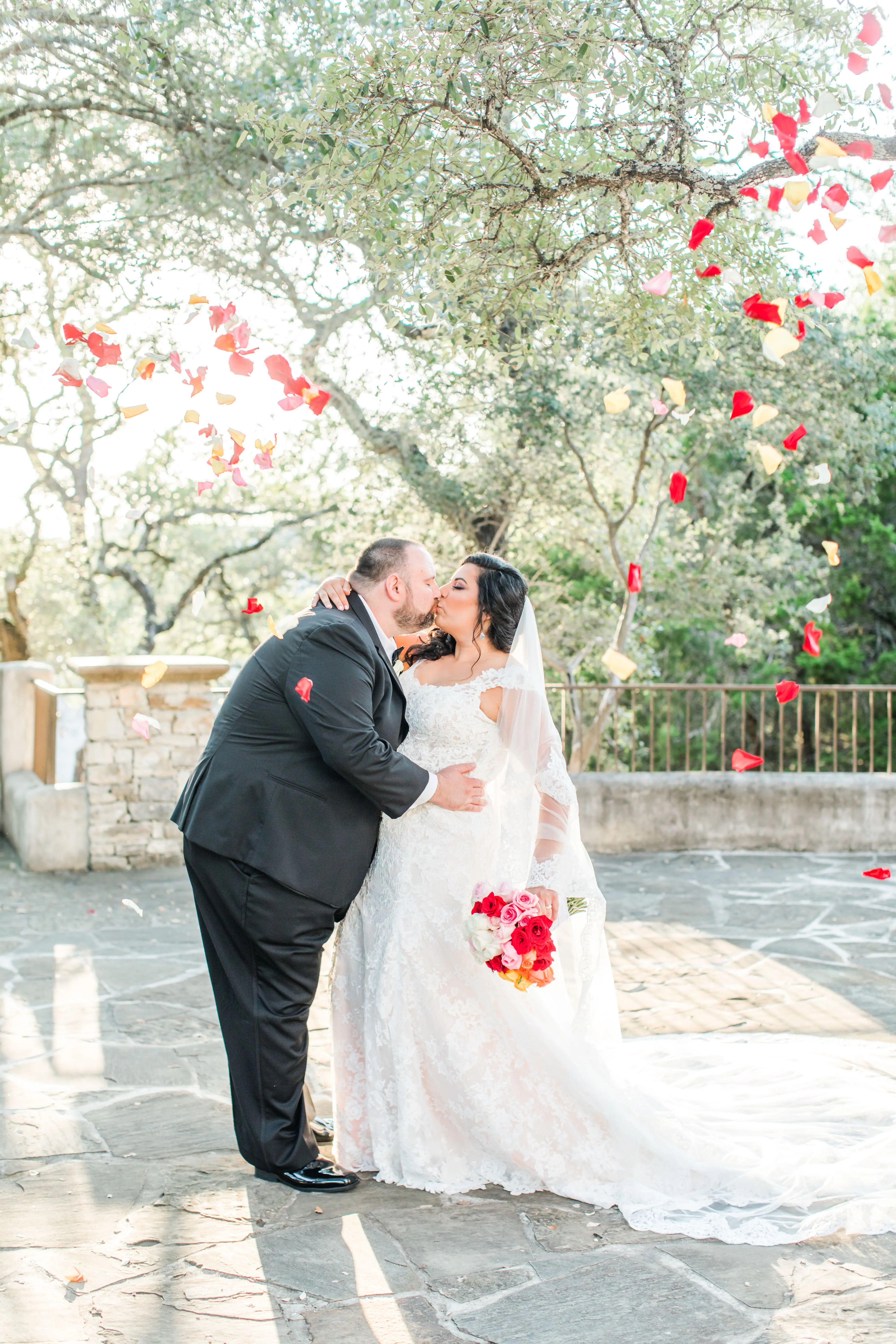 Groom With Bride Wearing Lace Cap Sleeve Wedding Dress Chauncey By Sottero And Midgley