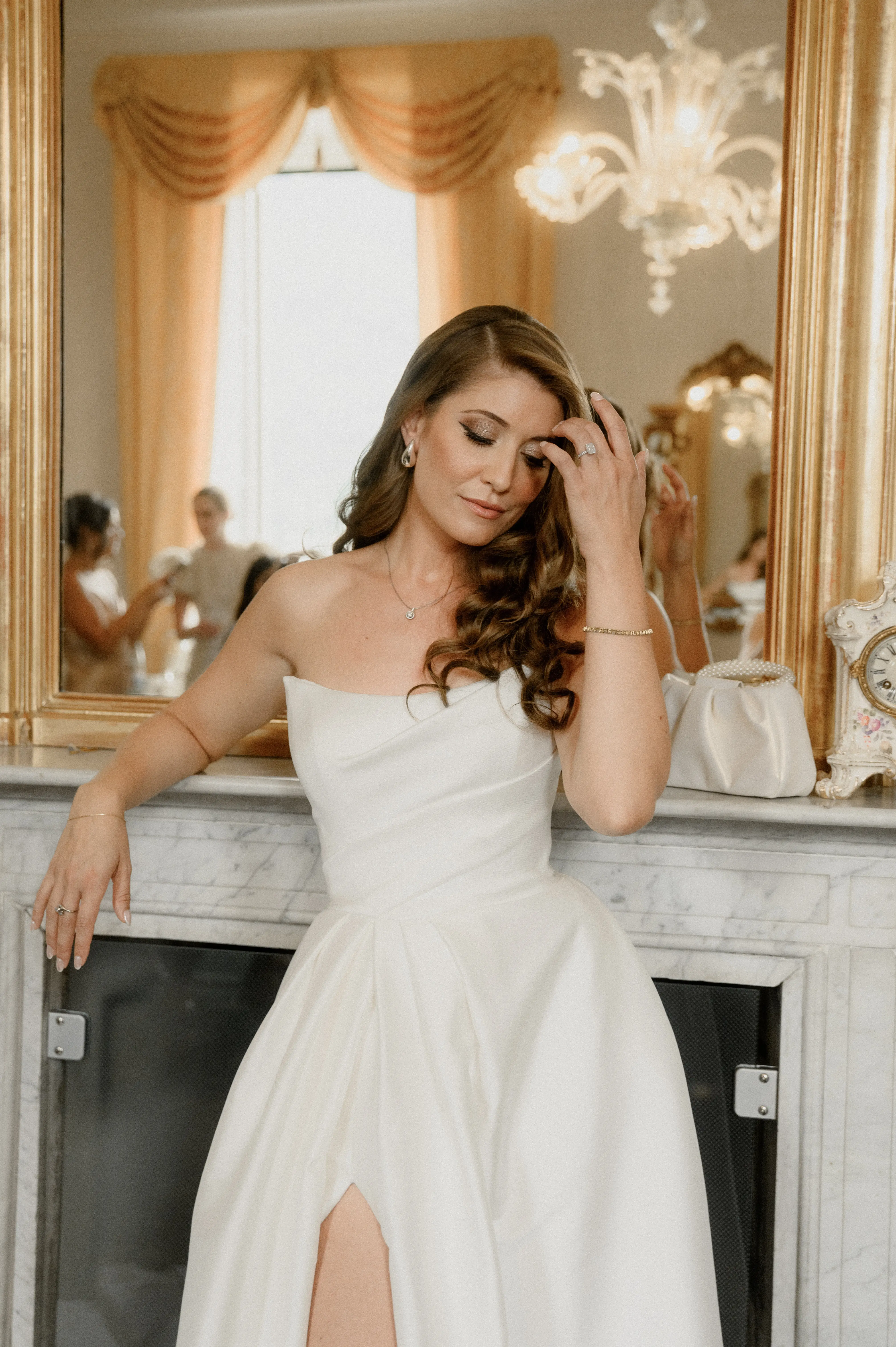 Bride wearing Aspen by Sottero and Midgley