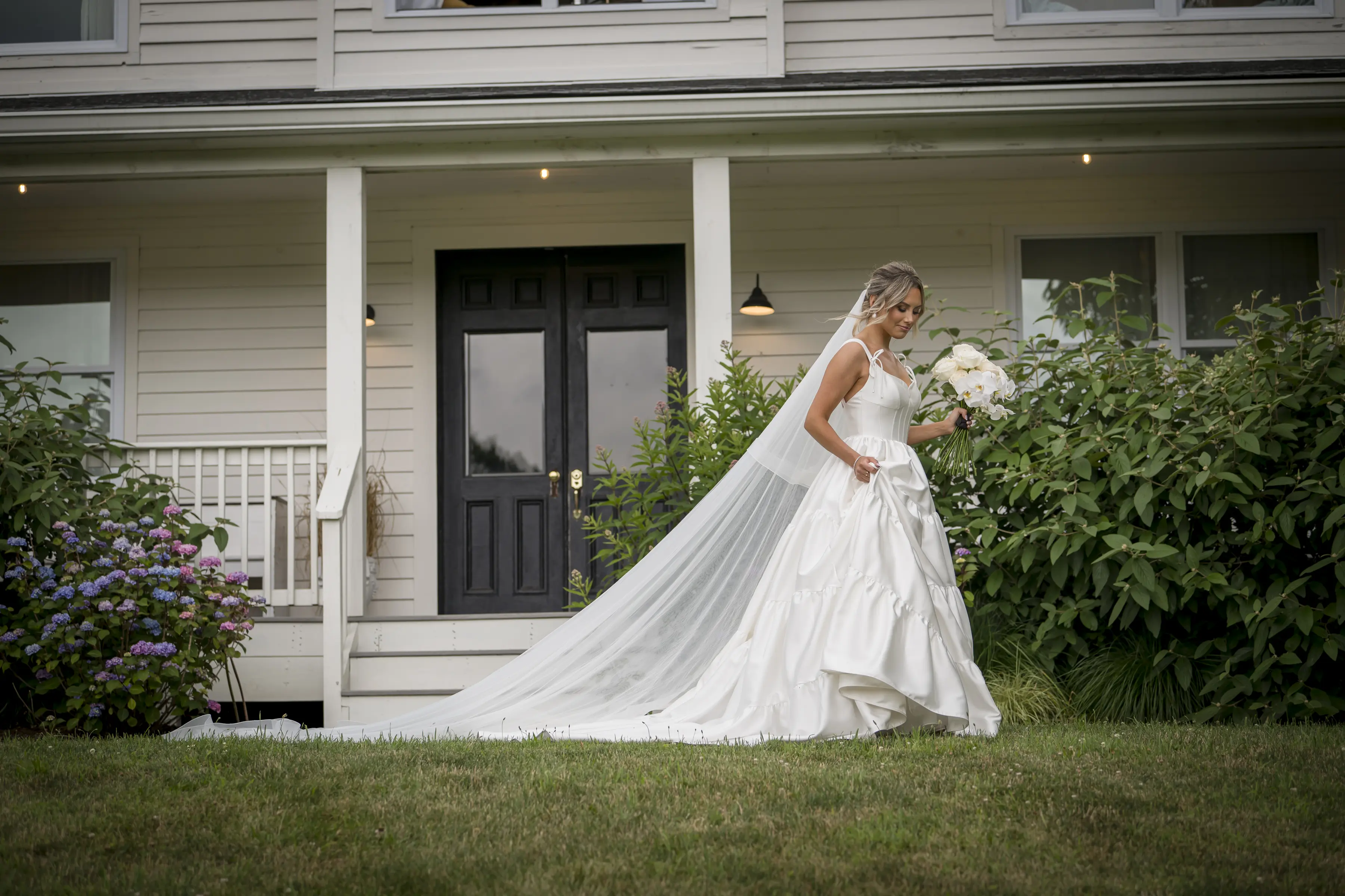 Bride wearing Talitha by Sottero and Midgley