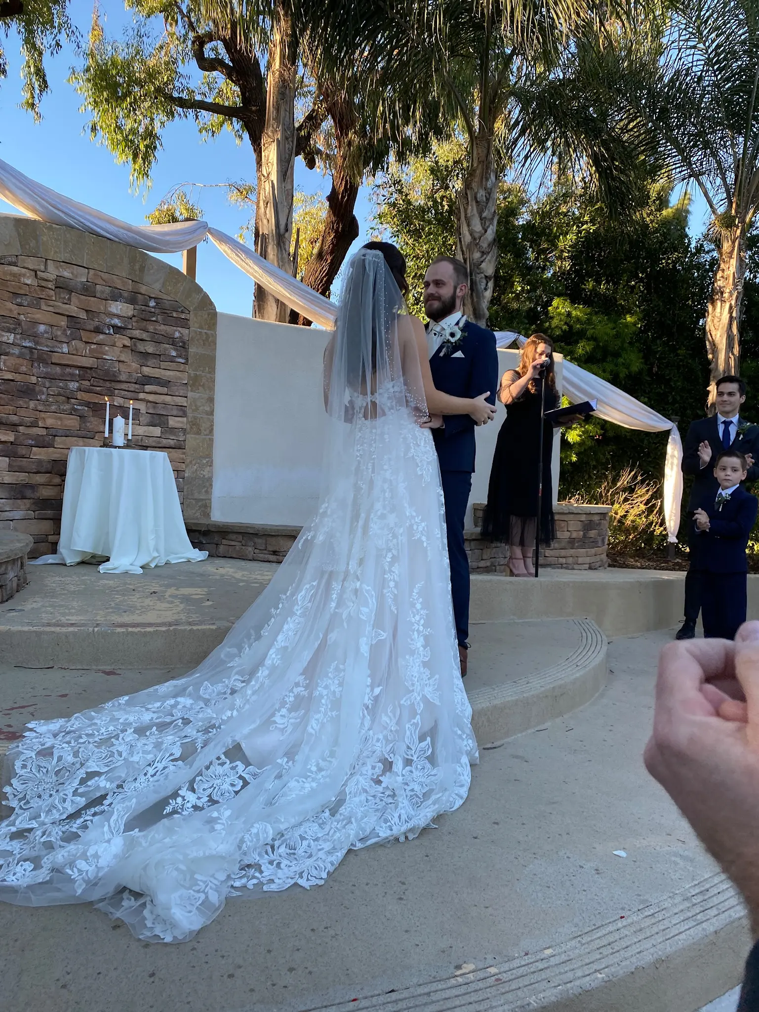 Newlyweds first dance.