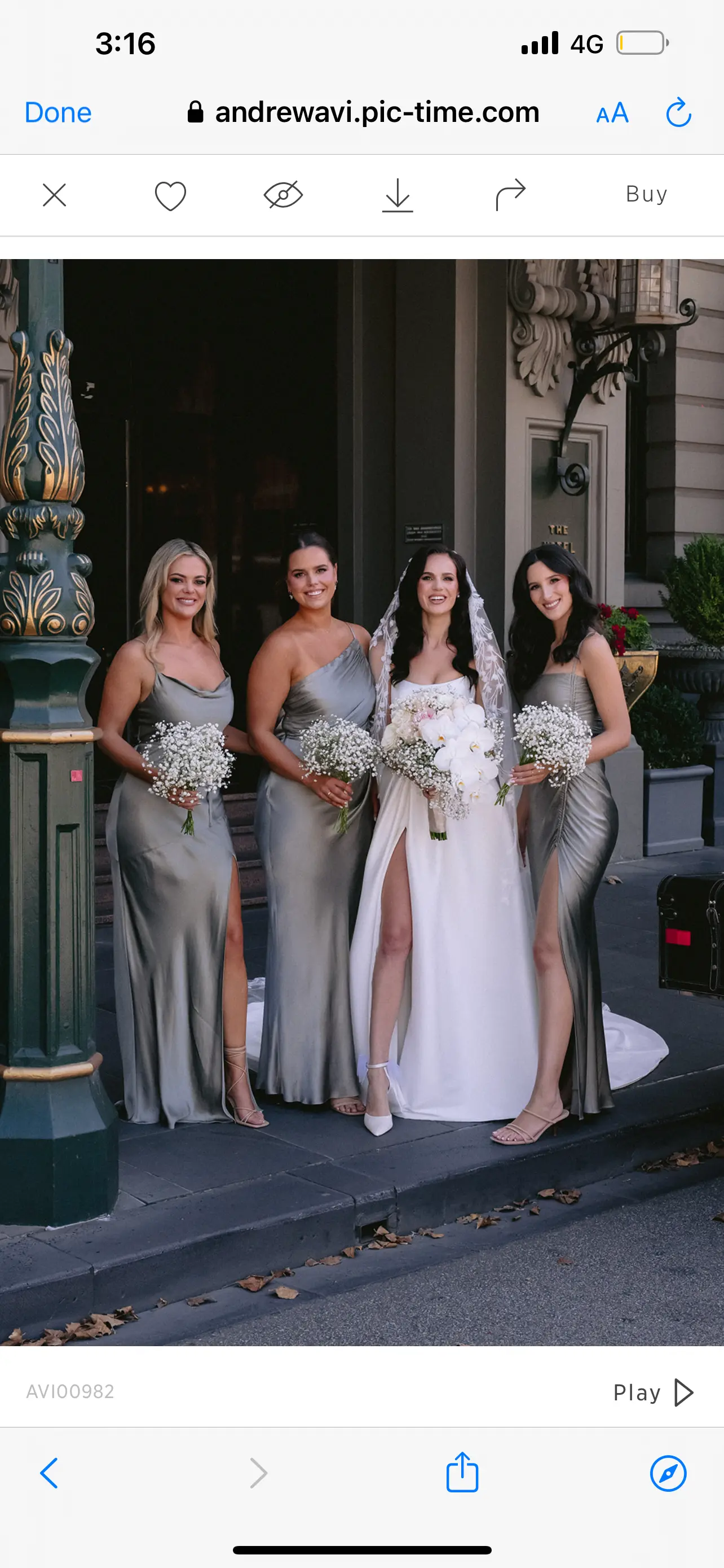 Bride wearing Aspen by Sottero and Midgley with her bridesmaids