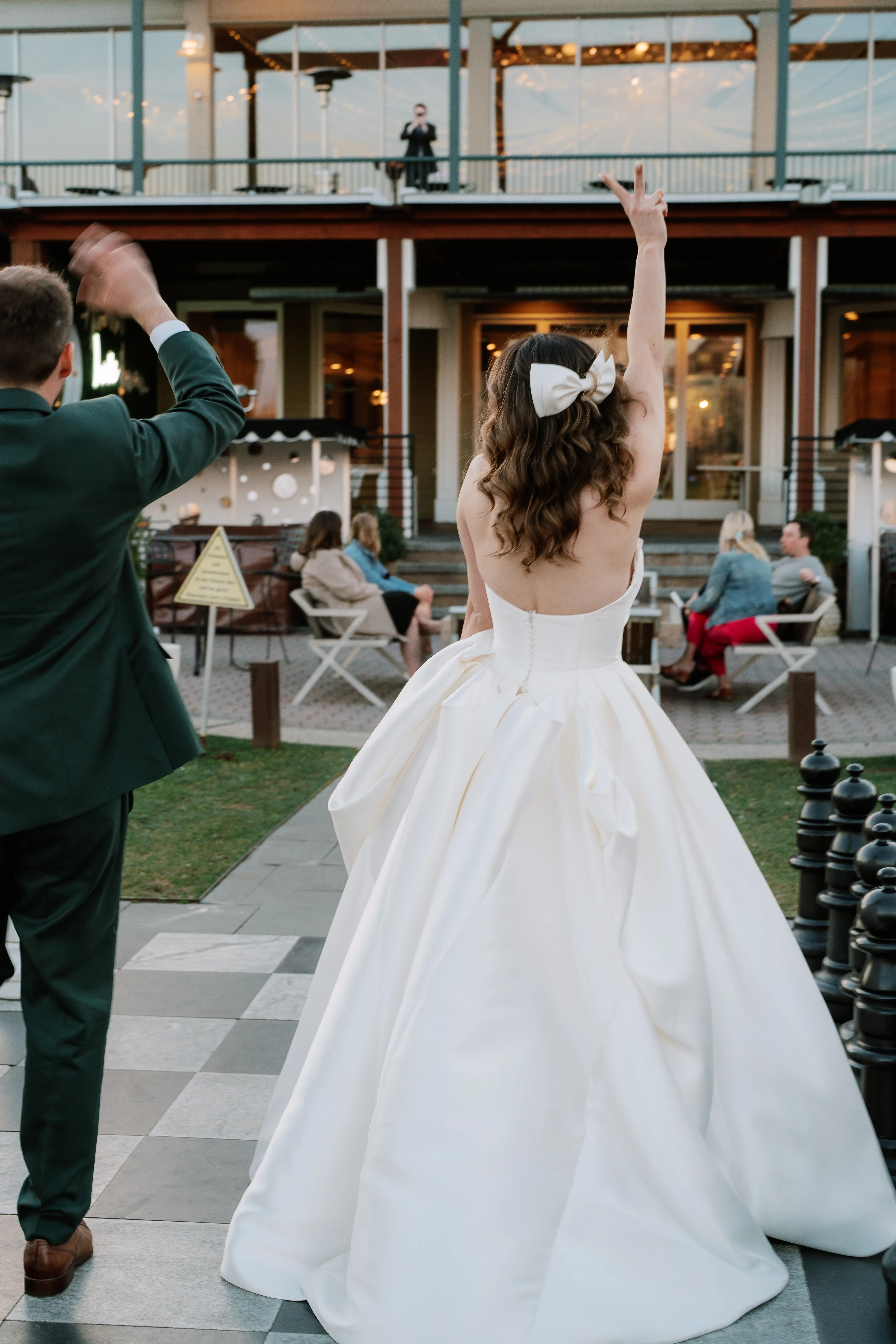 Bride wearing Selena by Maggie Sottero dancing