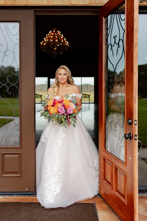 Bride wearing Harlem by Maggie Sottero