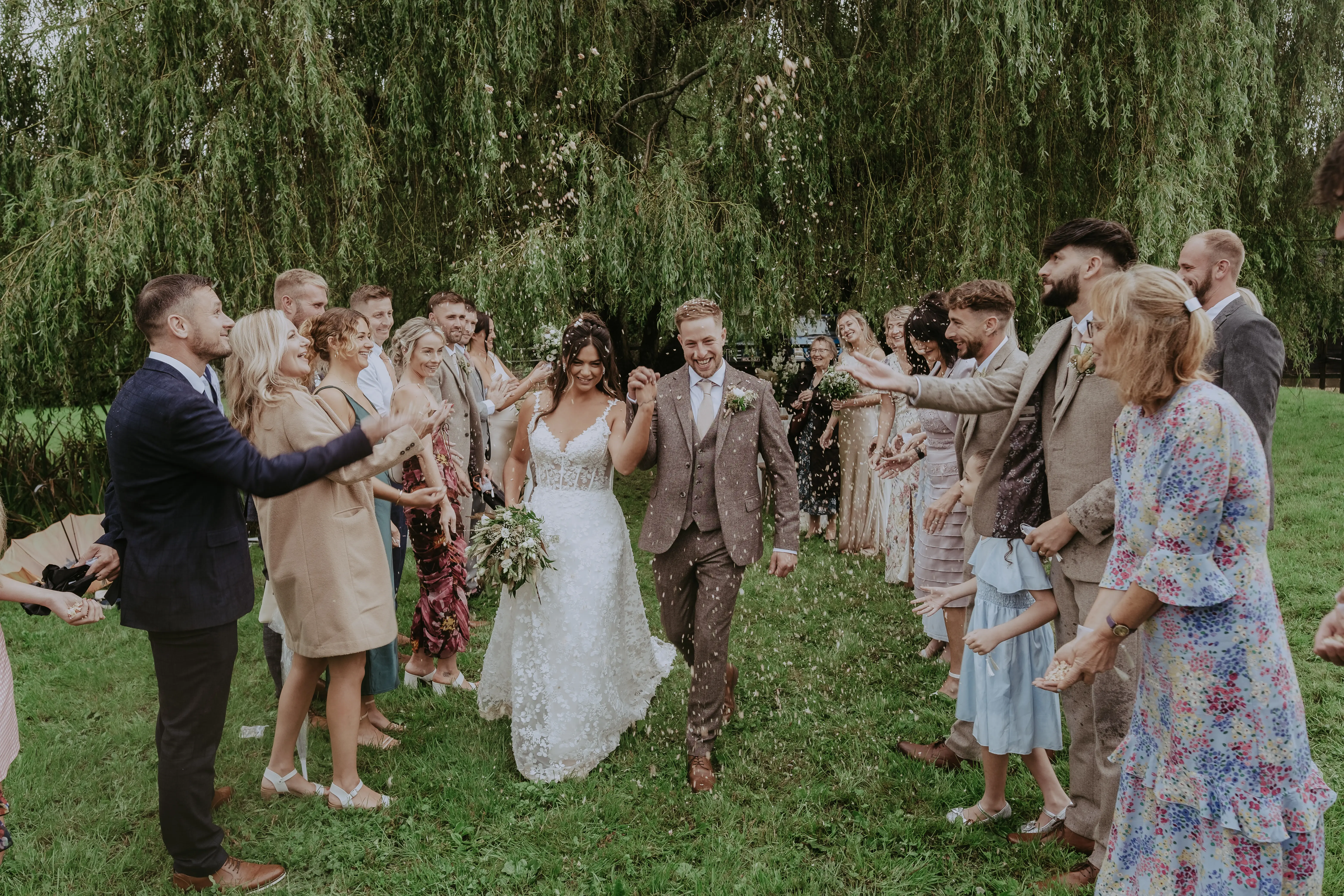 Groom With Bride Wearing Ladonna By Maggie Sottero