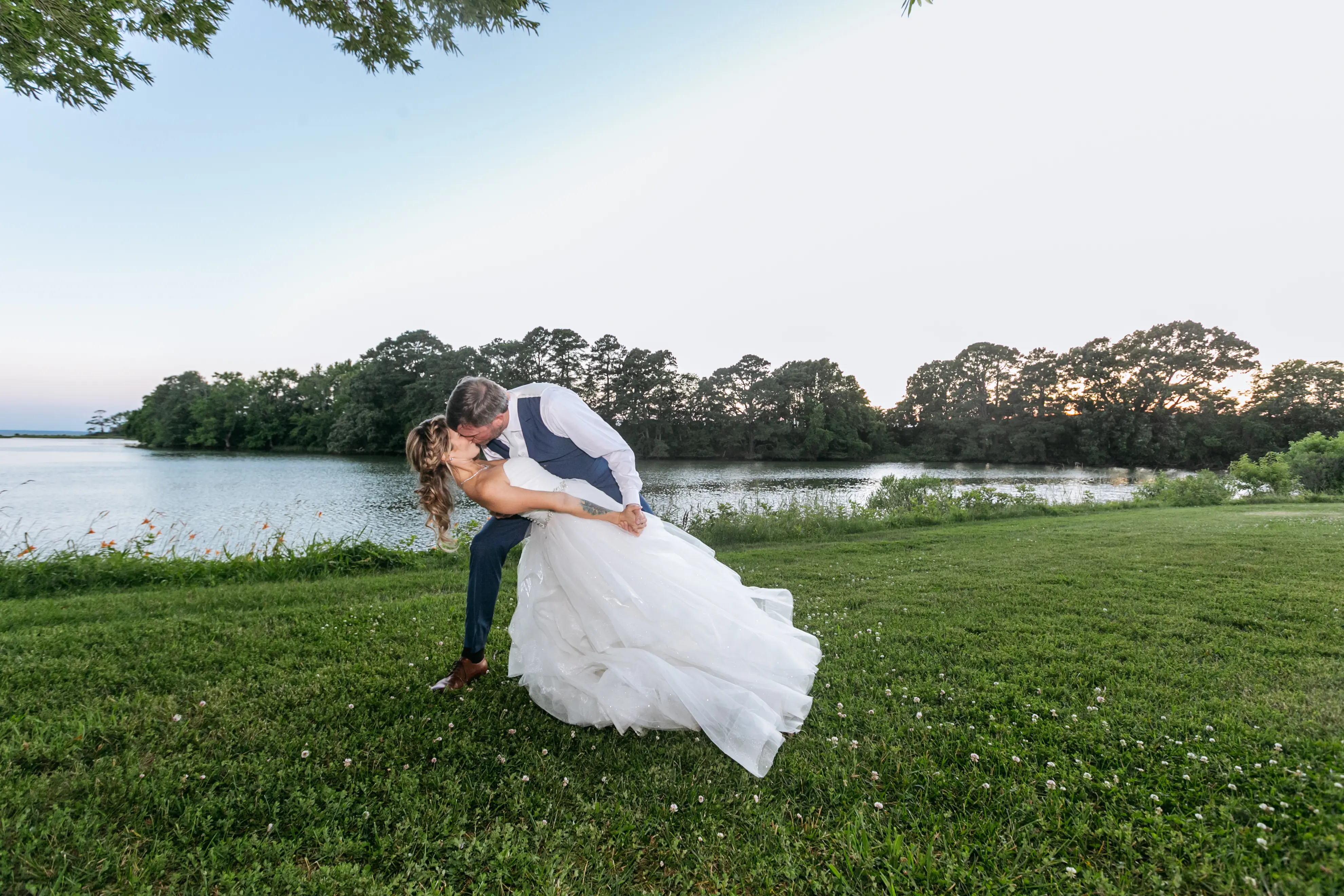 Bride in Strapless Sweetheart Neckline Ball Gown Wedding Dress Called Yasmin by Maggie Sottero