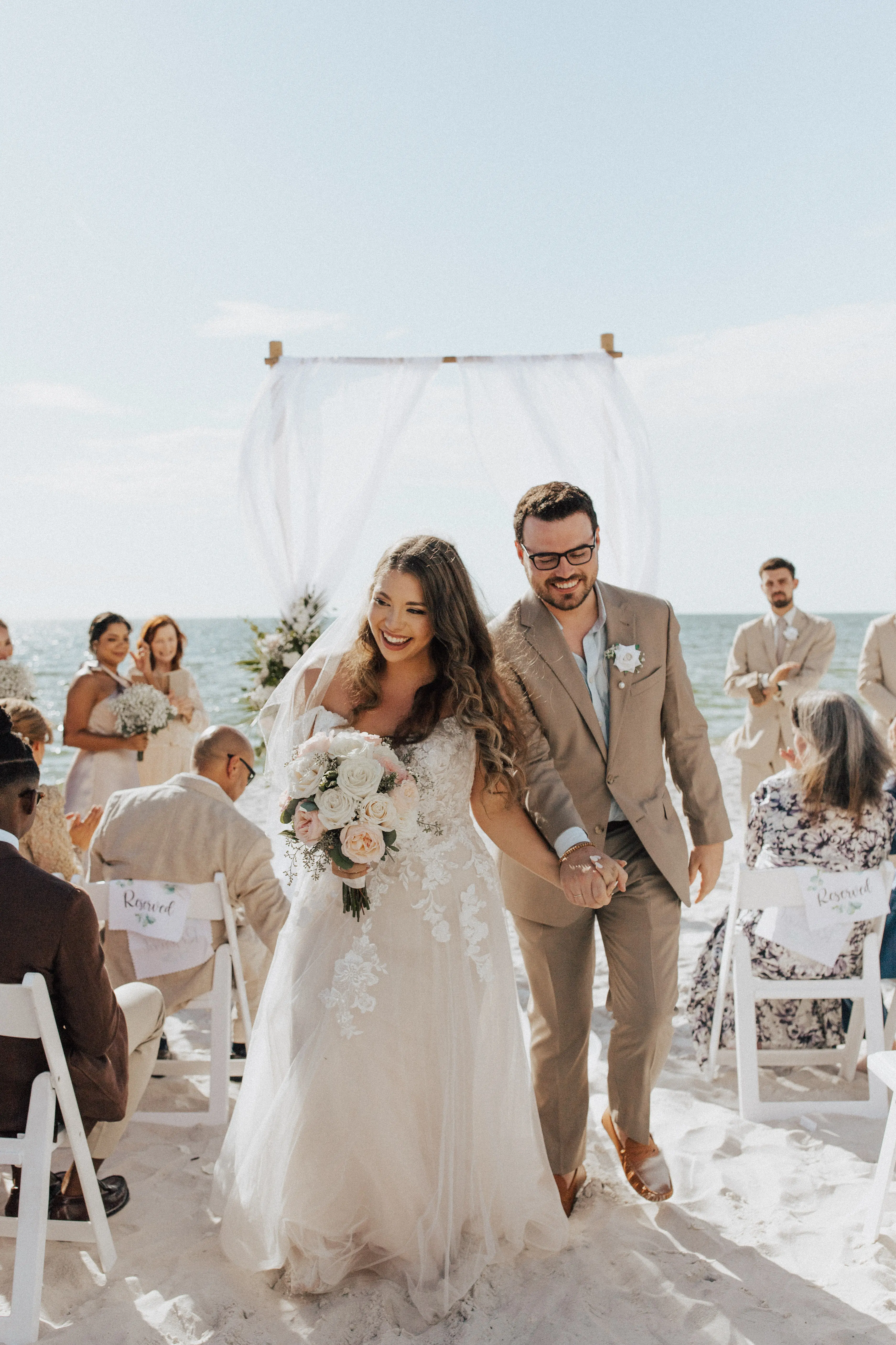 Groom With Bride Wearing Princess Wedding Dress Stevie By Maggie Sottero