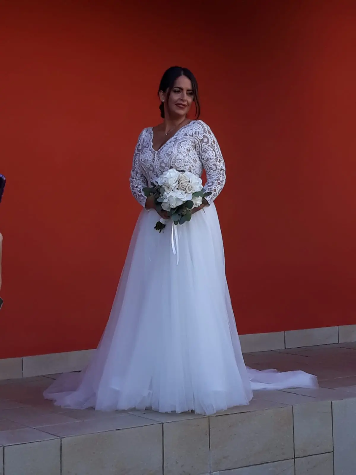 Bride wearing Princess ballgown Wedding Dress called Mallory Dawn by Maggie Sottero