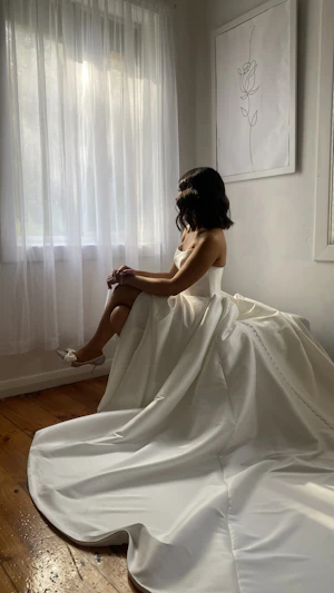 Bride wearing Aspen by Sottero and Midgley