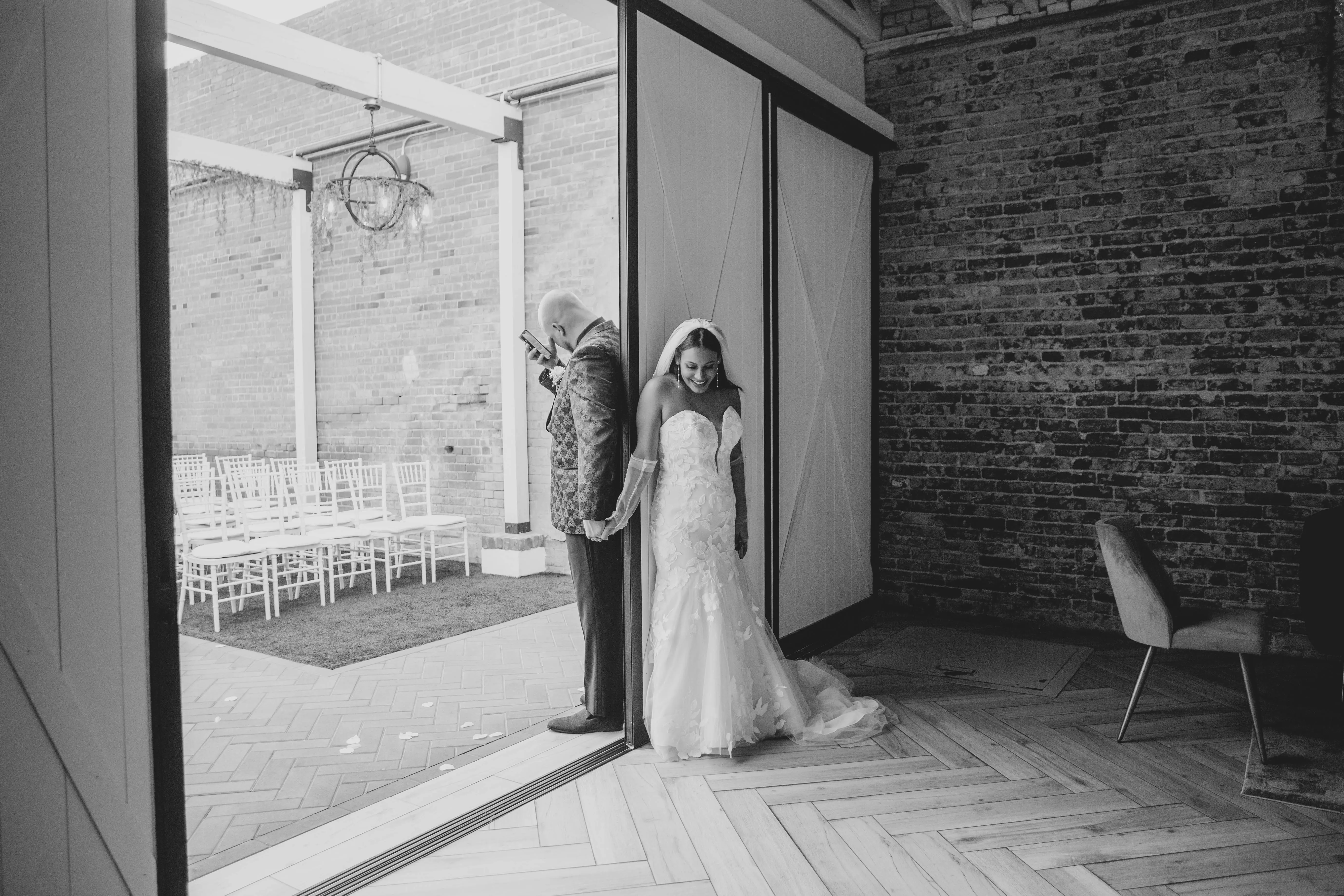 bride in sweetheart neckline wedding dress called hattie by rebecca ingram