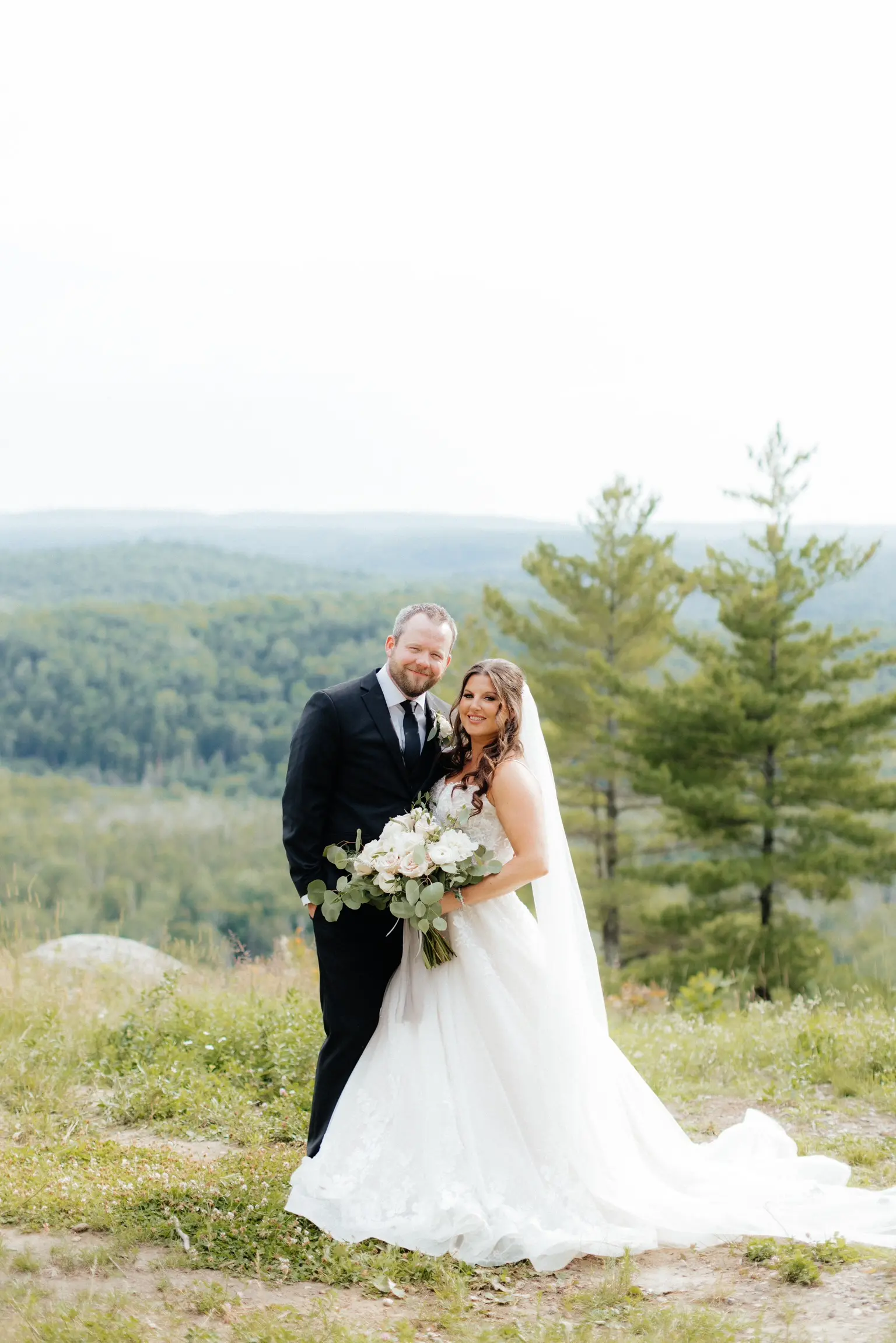 Bride In Sparkle Ballgown Casey Maggie Sottero With Groom