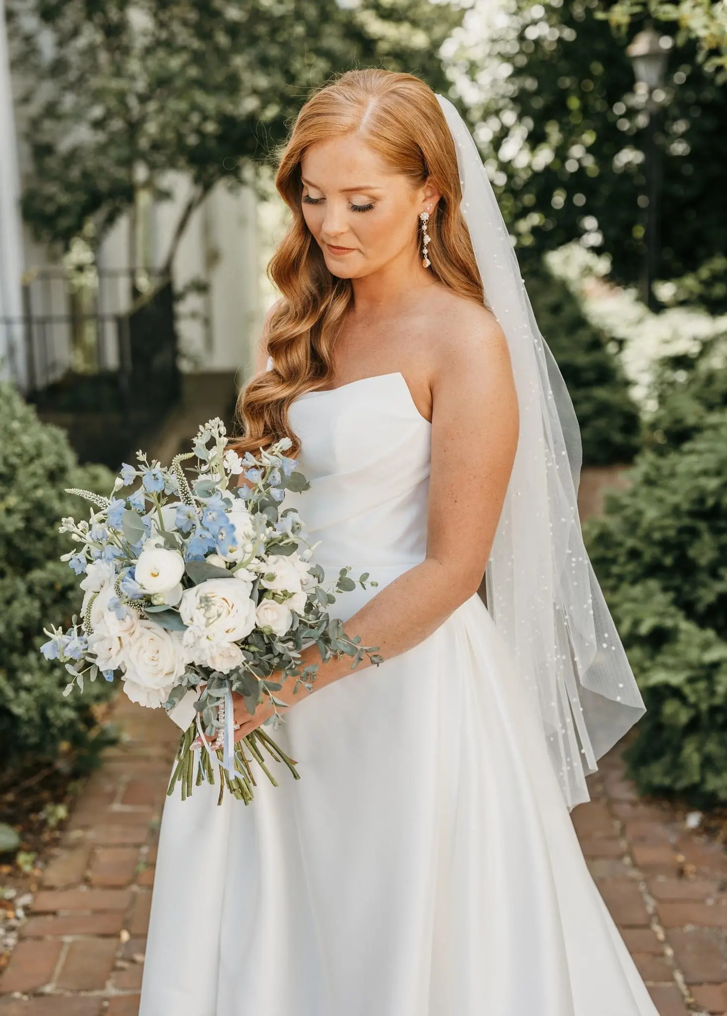 Bride wearing Aspen by Sottero and Midgley