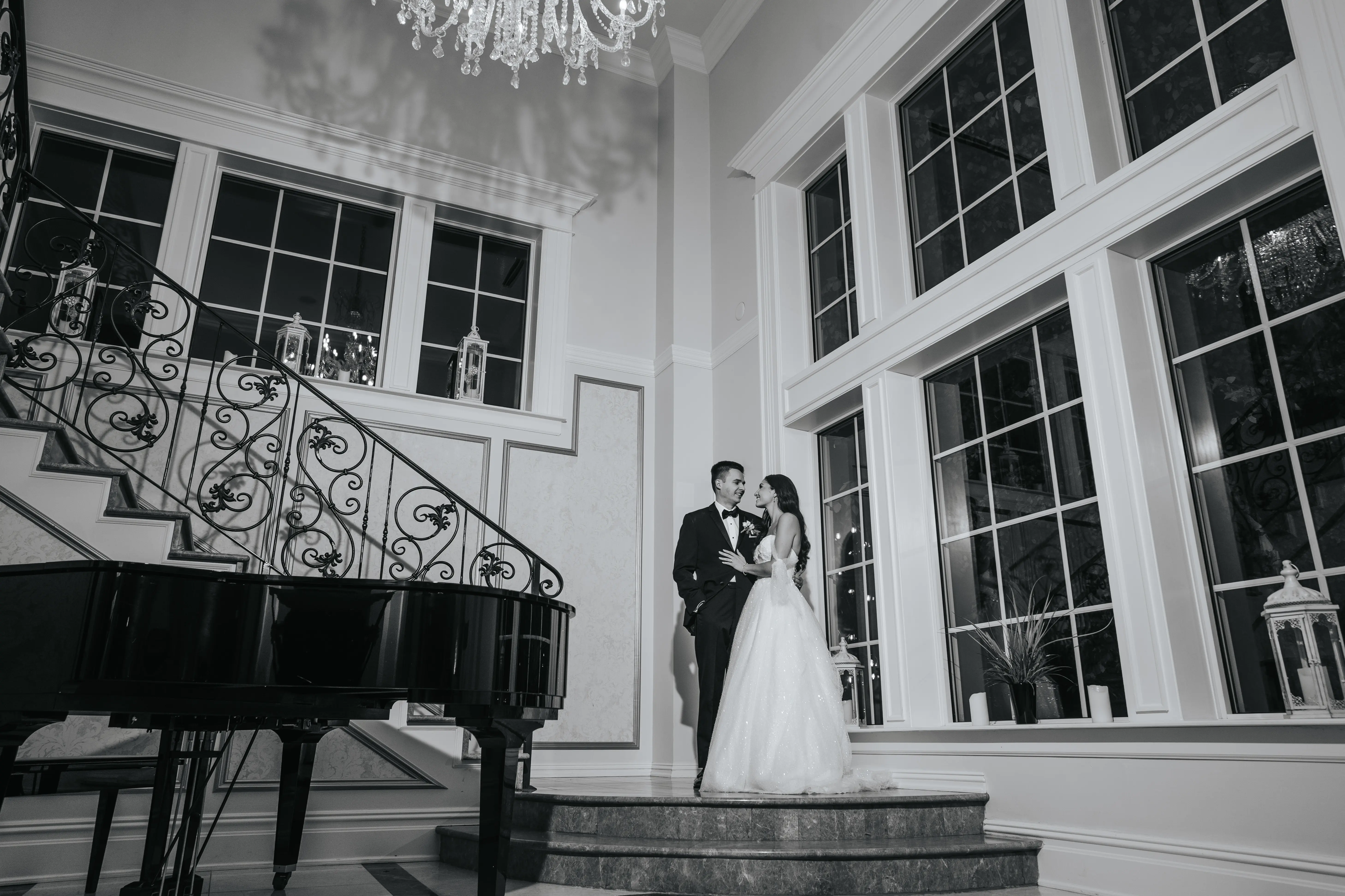 Bride Wearing Sparkly Ballgown Wedding Dress Called Shasta By Sottero And Midgley With Groom