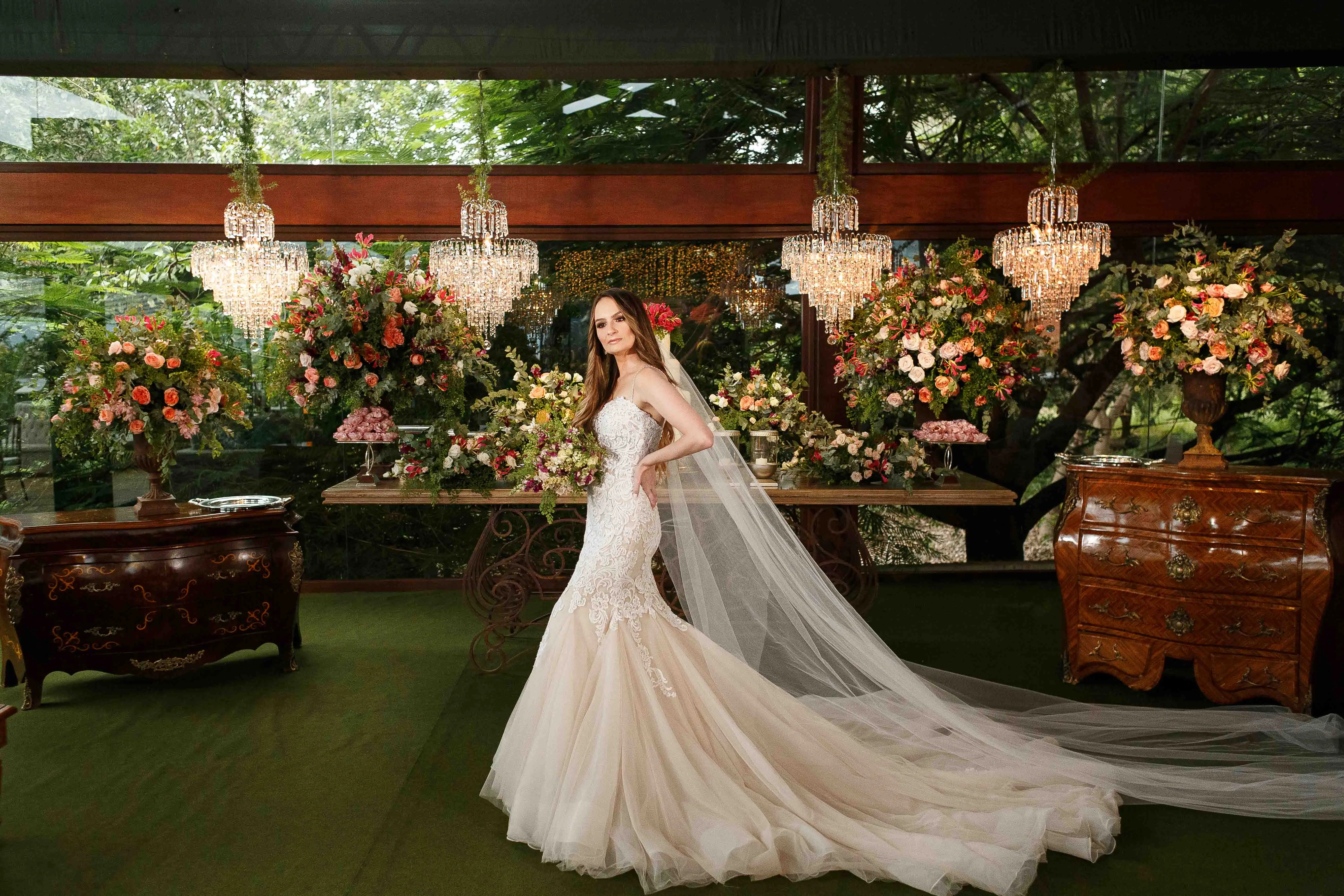 Bride in Premium Fit-and-Flare Bidal Gown for a Gorgeous Start to a Happily-Ever-After Alistair by Maggie Sottero