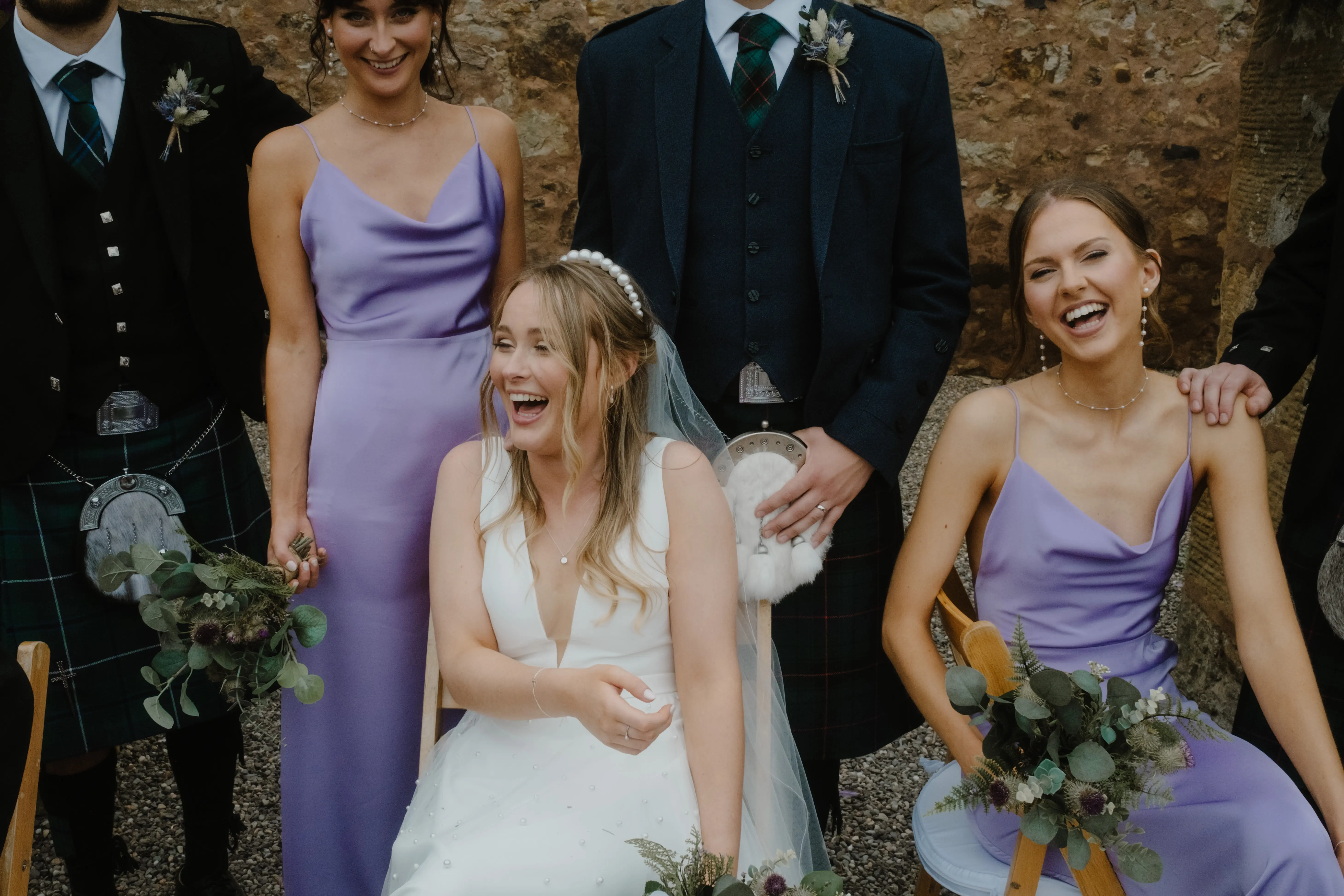 Groom With Bride In Minimalist Wedding Dress With Pearls Sahar Marie By Maggie Sottero