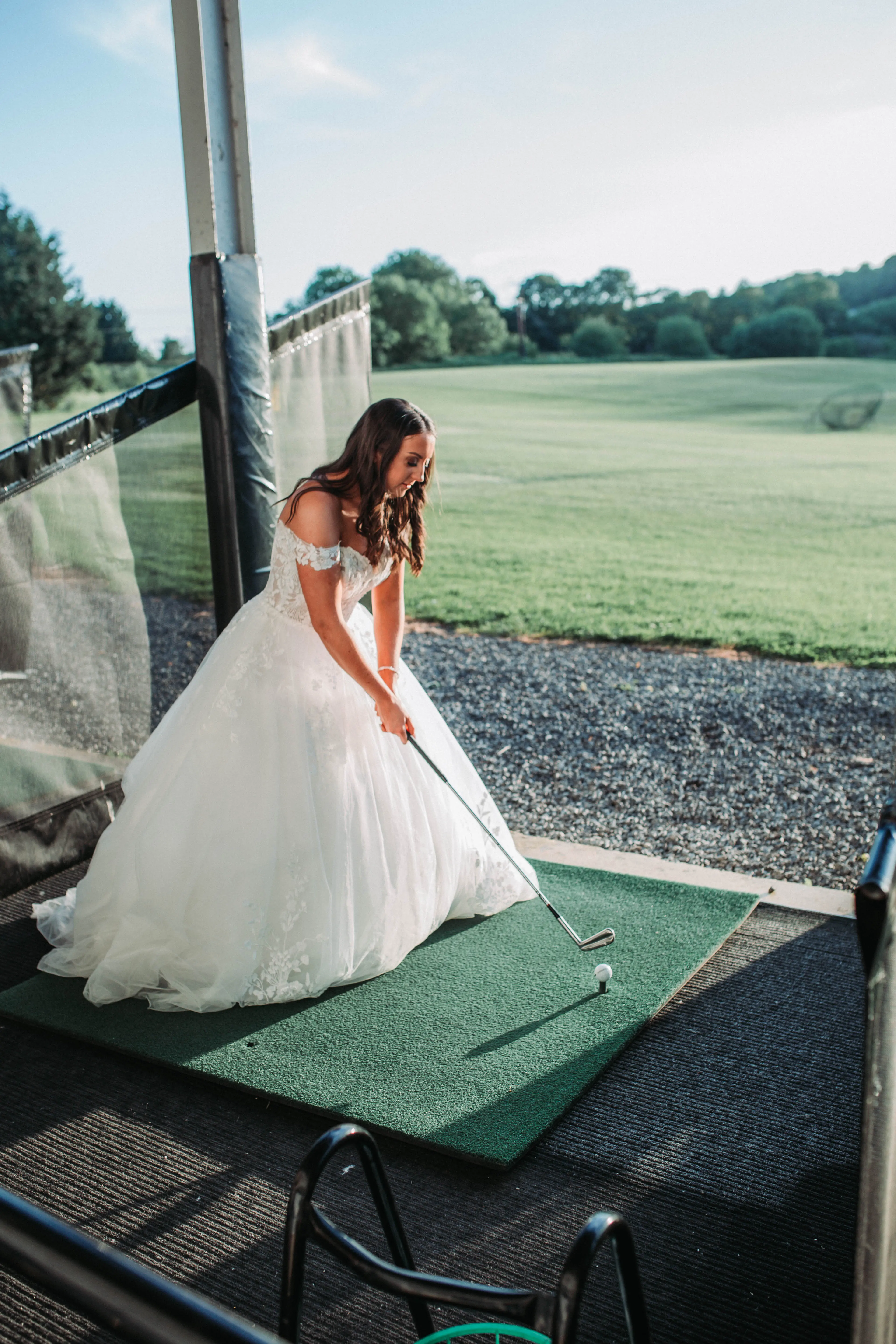Bride In Off-the-shoulder Fairytale Harlem Maggie Sottero