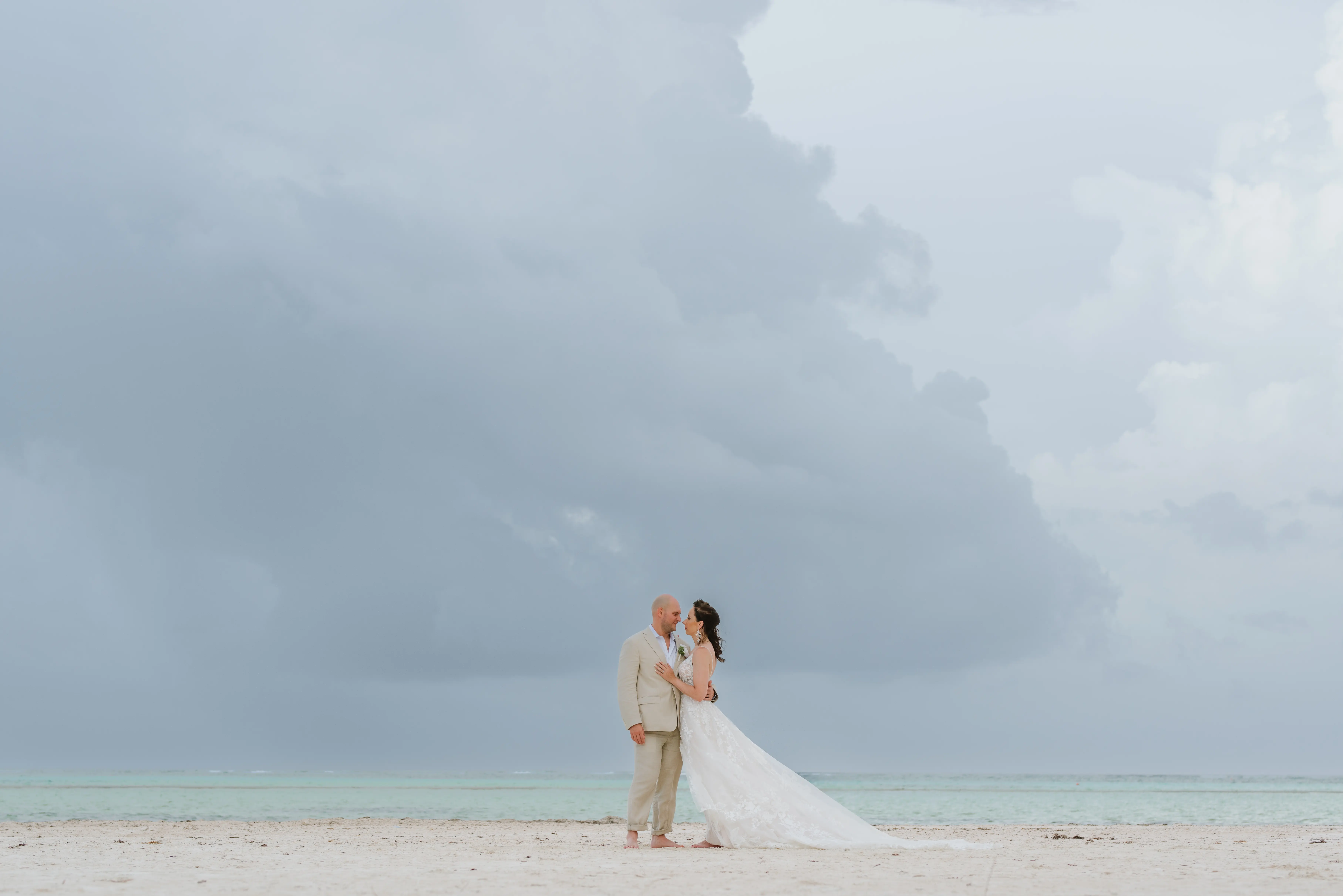 Real Bride in Keyhole Back Wedding Dress in an A-Line Silhouette Called Marlow by Sottero & Midgley