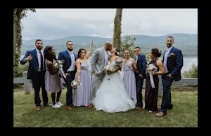 Groom With Bride Wearing Sparkle Tulle Ballgown Yasmin By Maggie Sottero