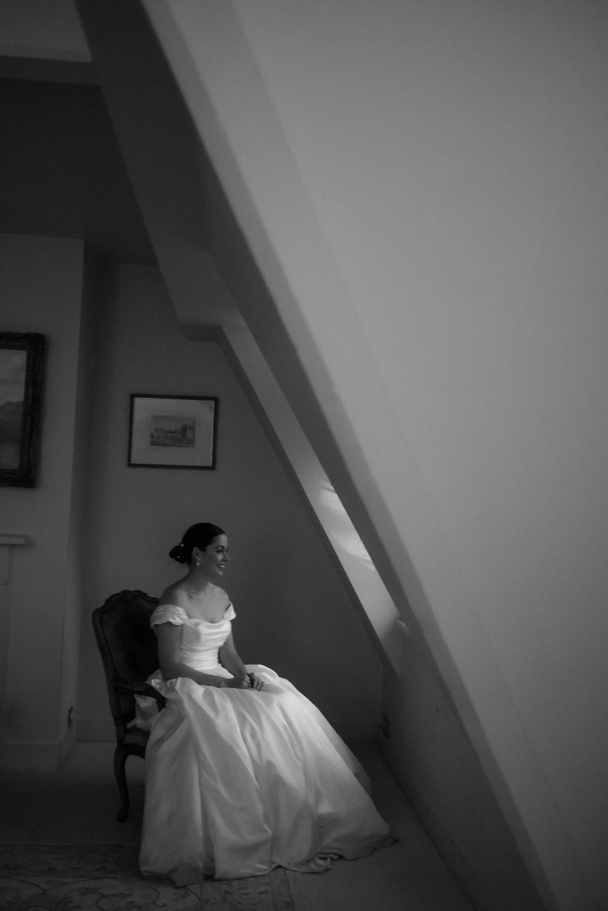 Bride wearing Scarlet wedding dress by Maggie Sottero