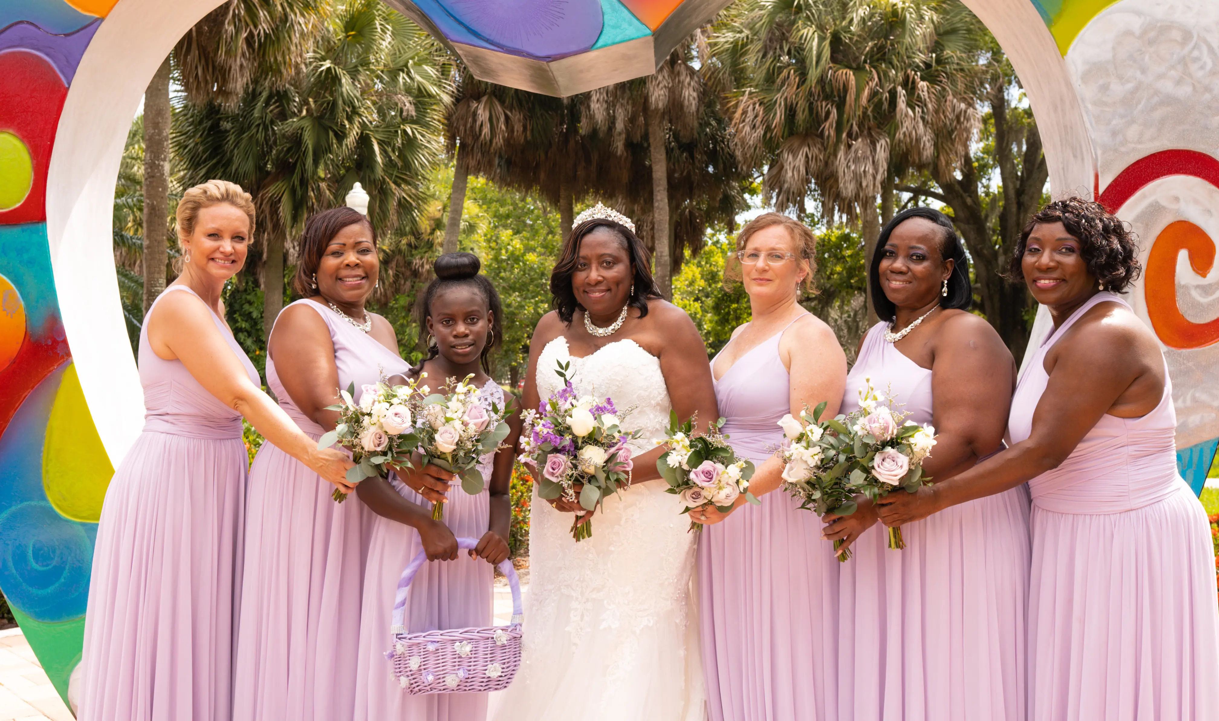 Bride Wearing Lace Mermaid Wedding Dress Lonnie Lynette By Maggie Sottero