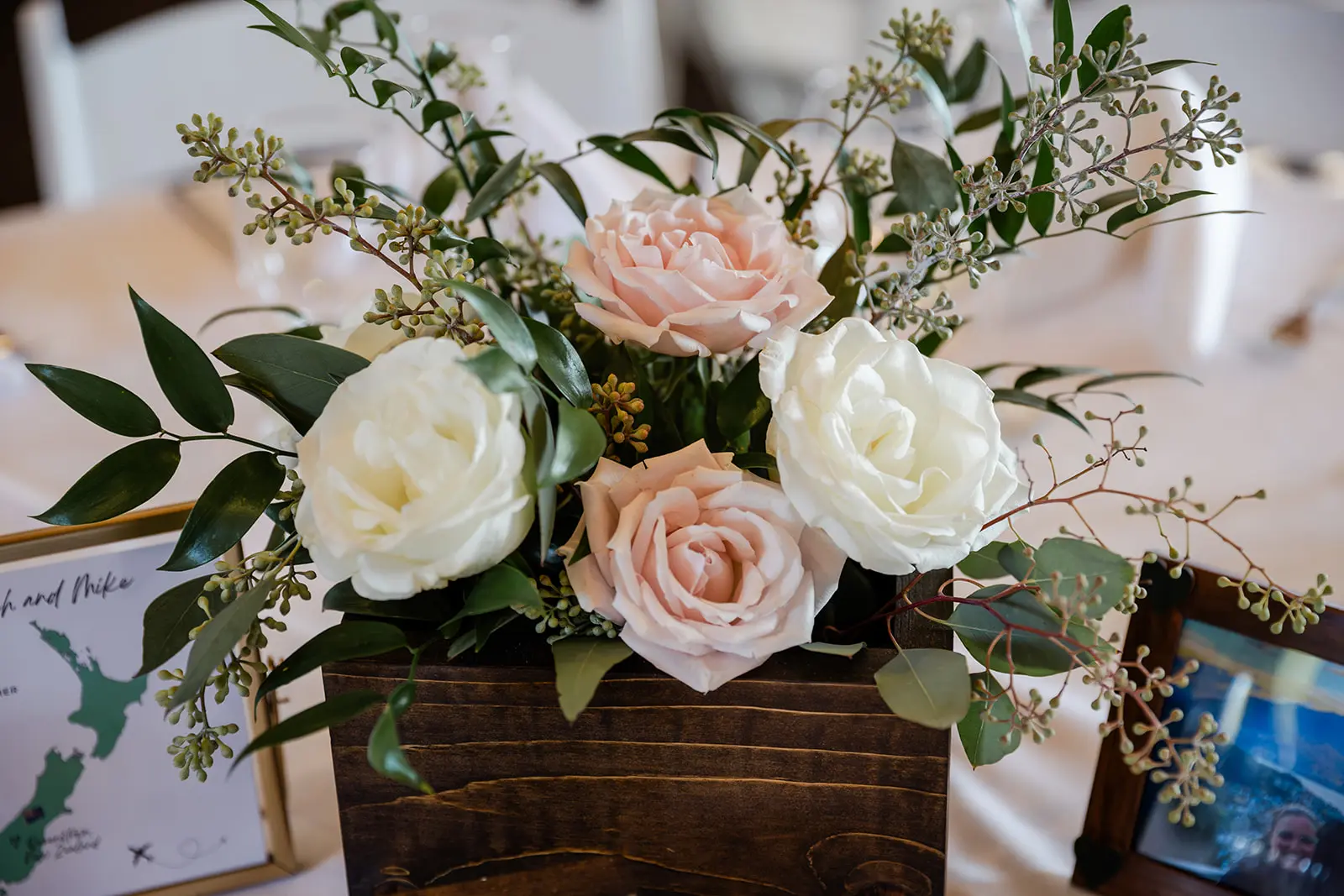 Flower centerpiece details