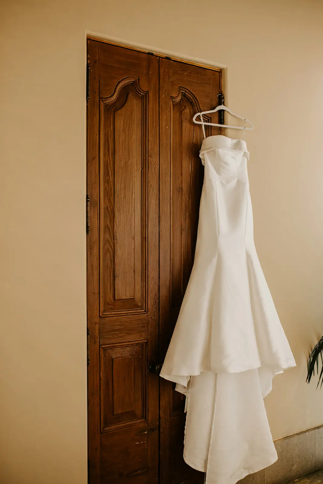 Strapless Wedding Dress Featuring Big Bow Mitchell By Maggie Sottero