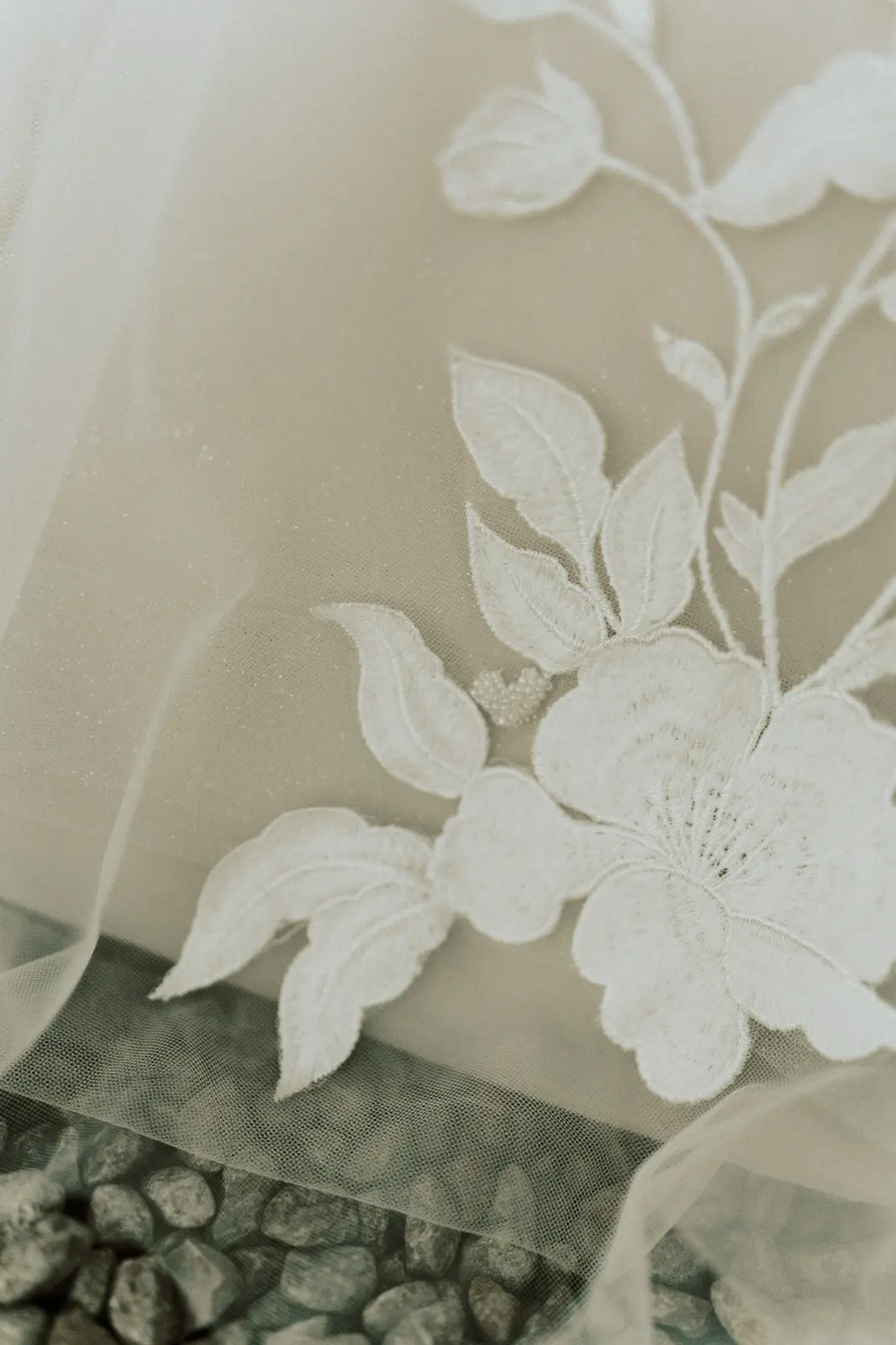 Lace Detail Of Lace Mermaid Wedding Dress Called Hattie By Rebecca Ingram