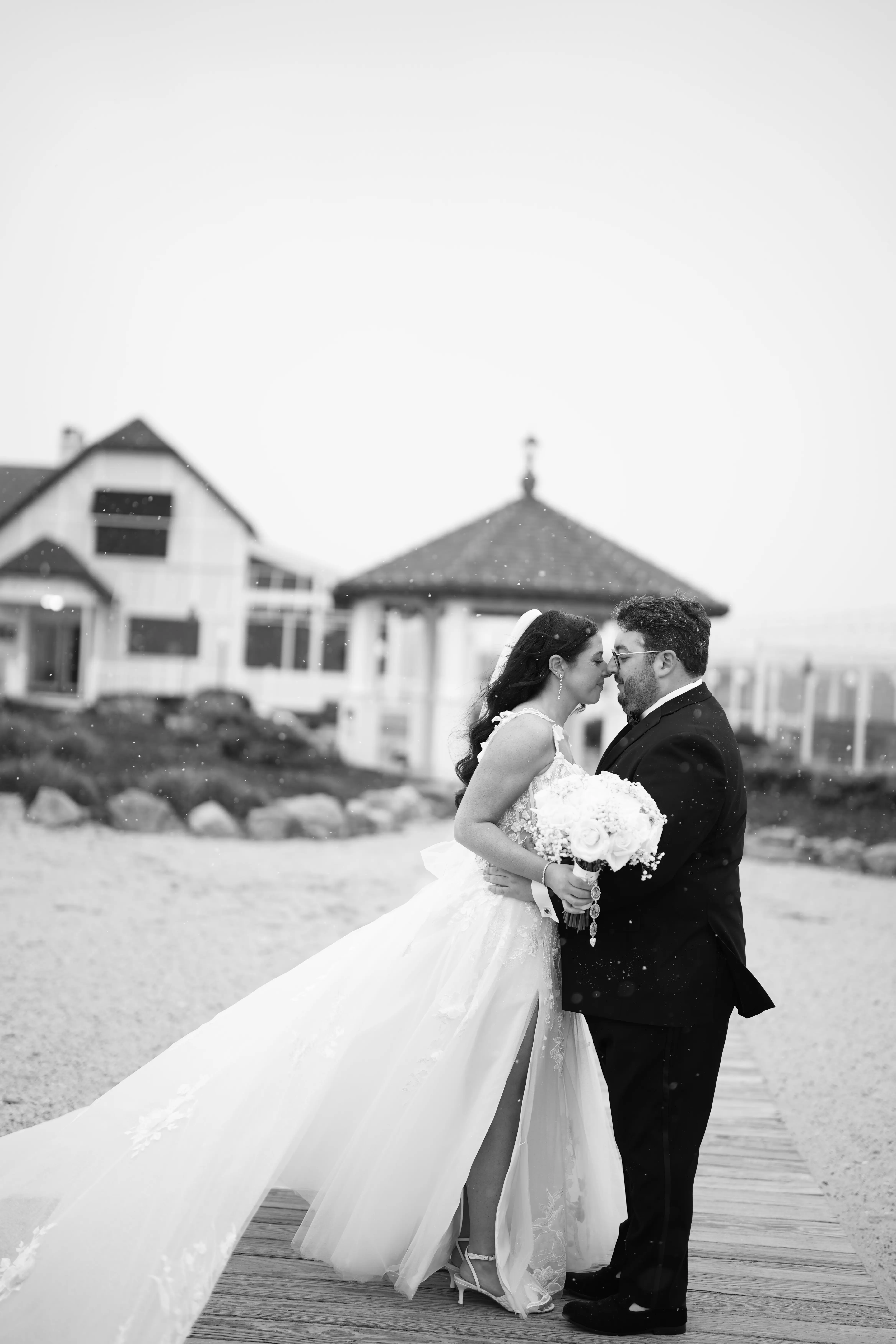 Bride Wearing Wicklow Wedding Gown By Sottero And Midgley With Groom