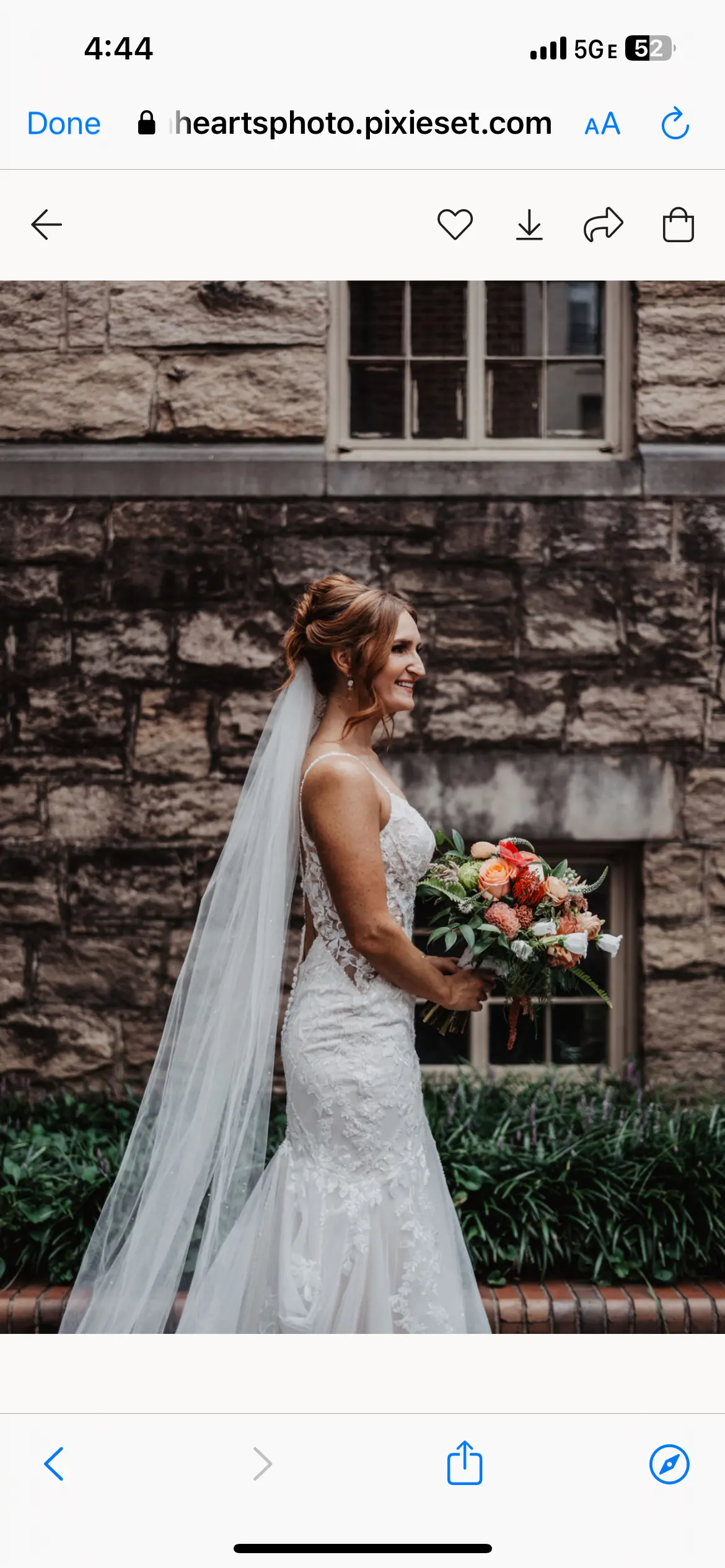 Bride wearing Sydney by Maggie Sottero