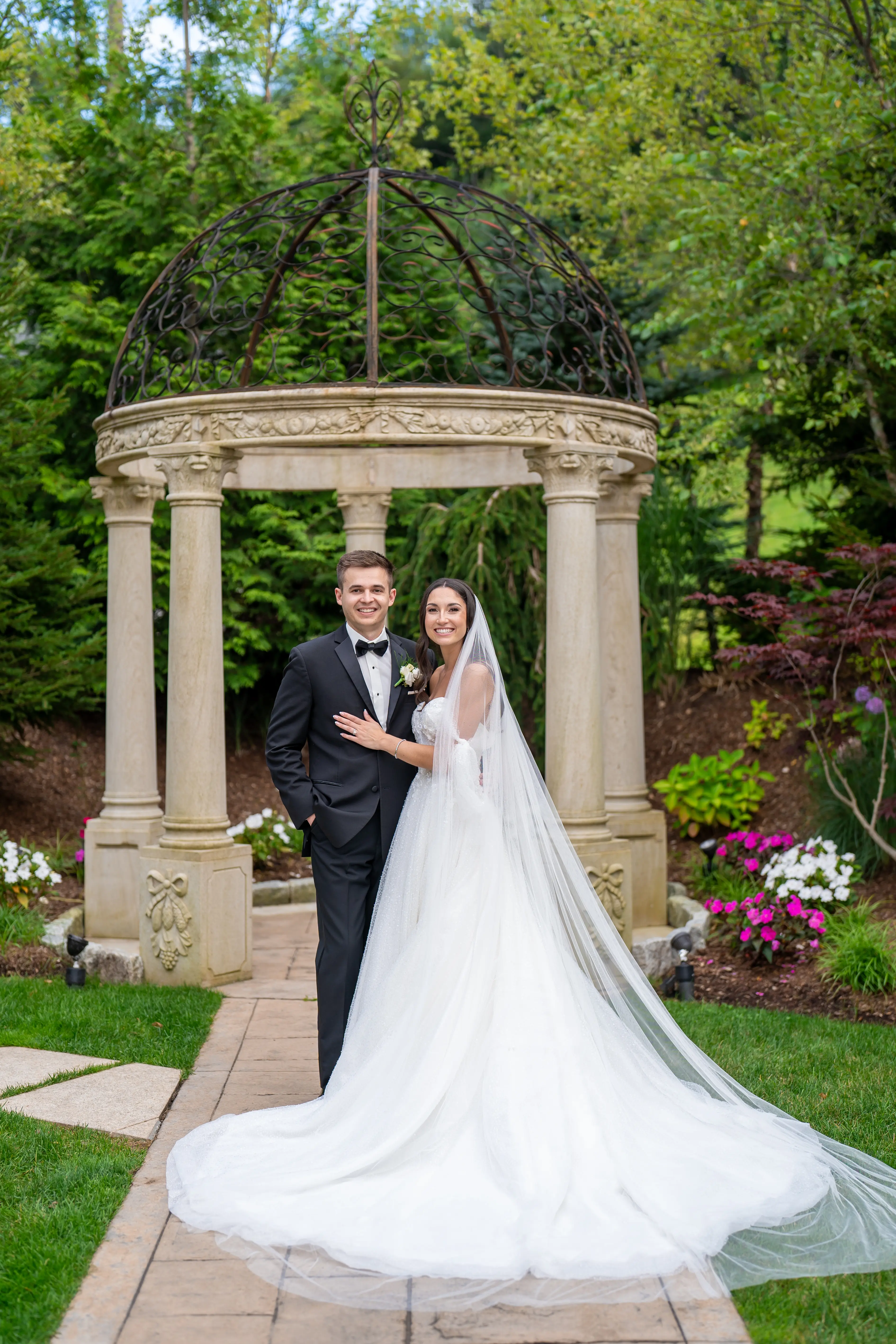Bride Wearing Sparkly Ballgown Wedding Dress Called Shasta By Sottero And Midgley With Groom