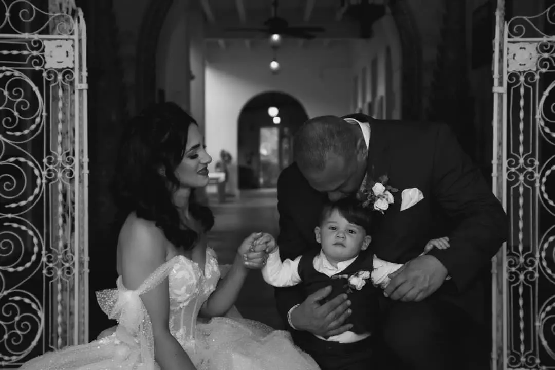 Bride Wearing Sparkly Fairytale Ball Gown Wedding Dress Called Shasta By Sottero And Midgley