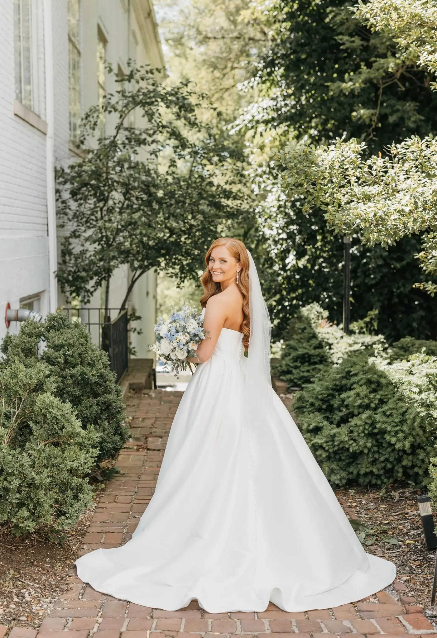 Bride wearing Aspen by Sottero and Midgley