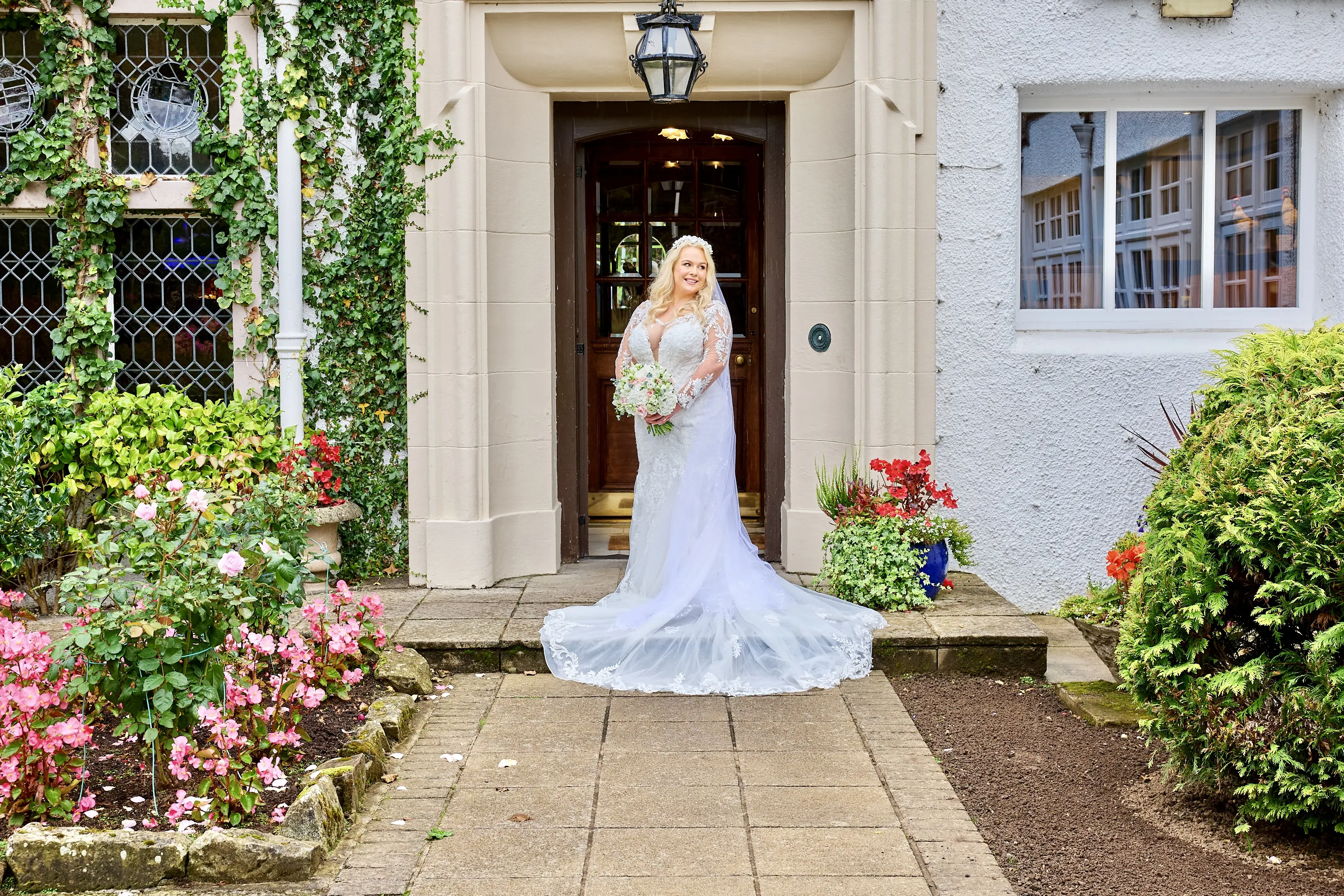 Bride wearing Saige by Maggie Sottero