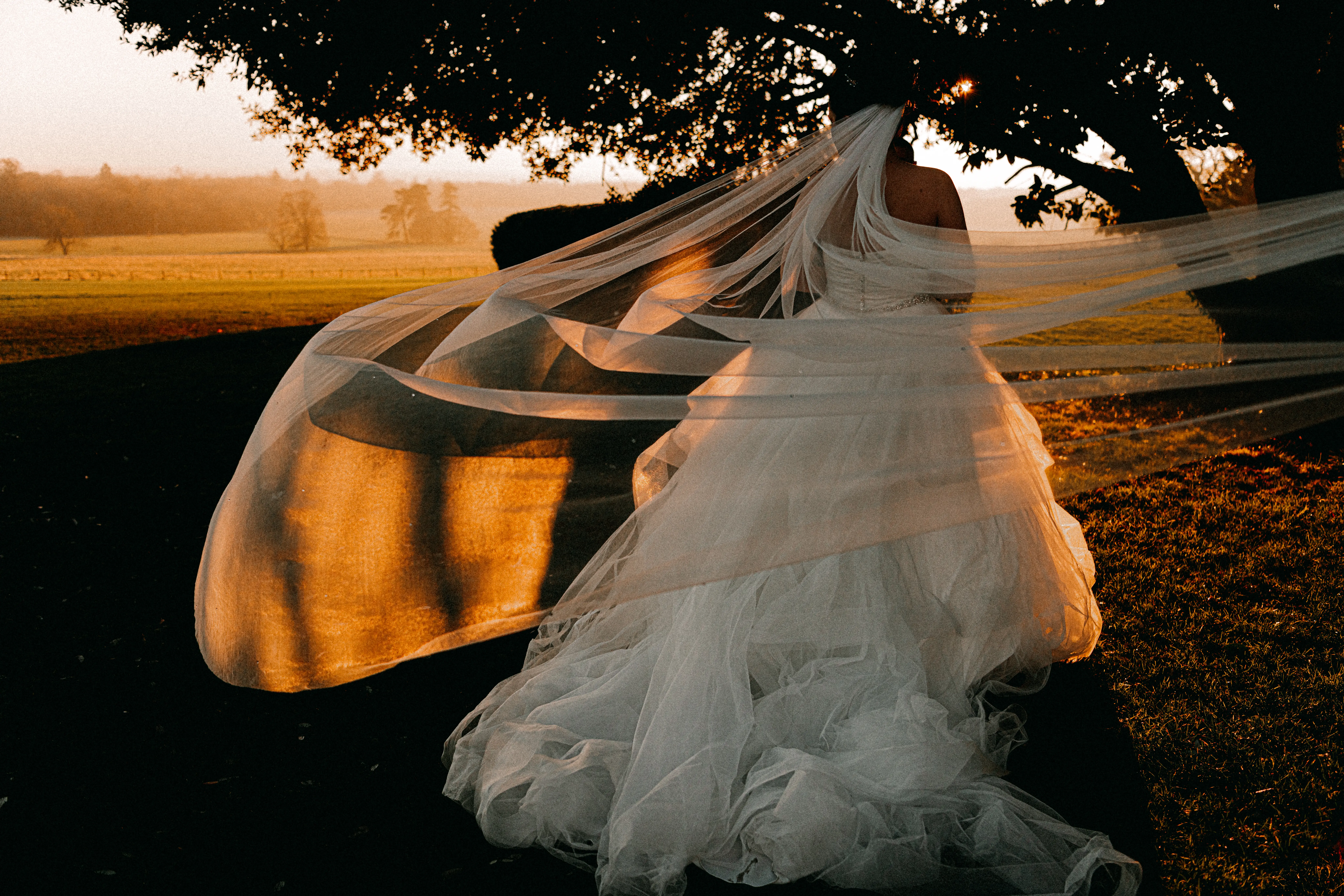 Bride In Tiered Ballgown Yasmin Maggie Sottero