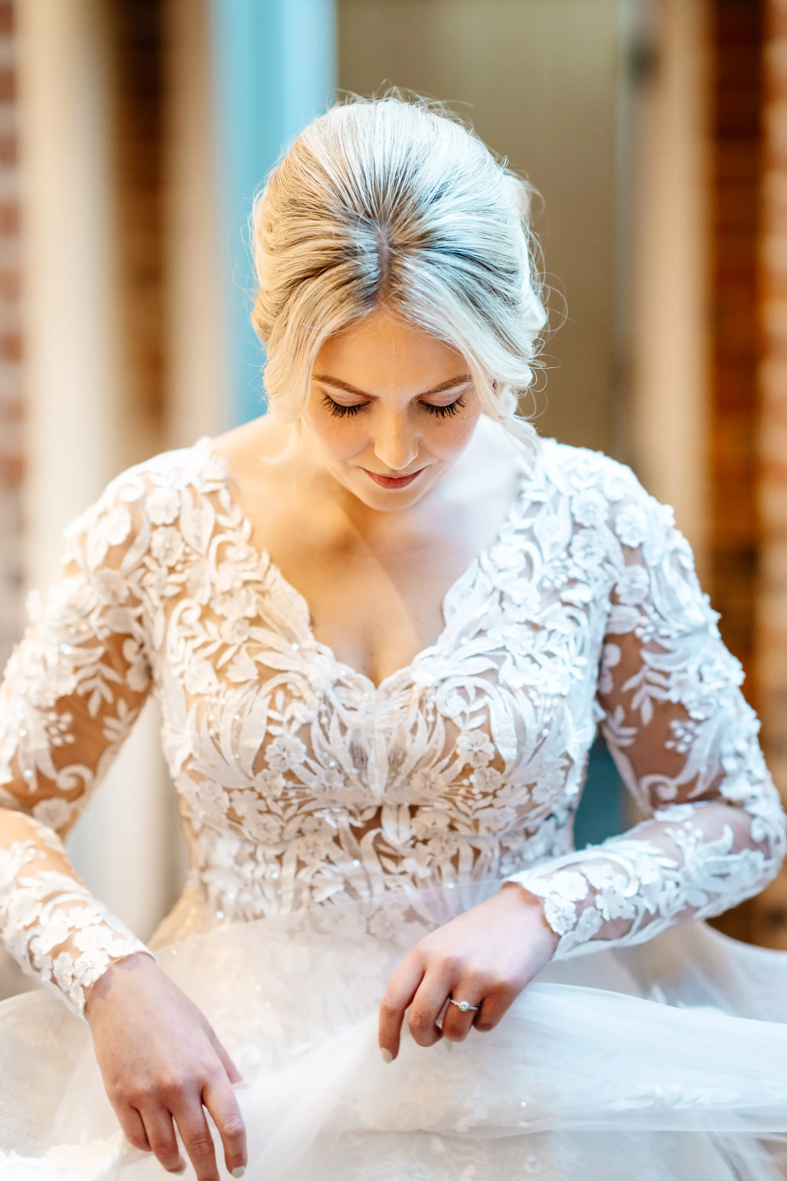 Brides In Illusion Sleeves V-Neckline Zander Sottero Midgley