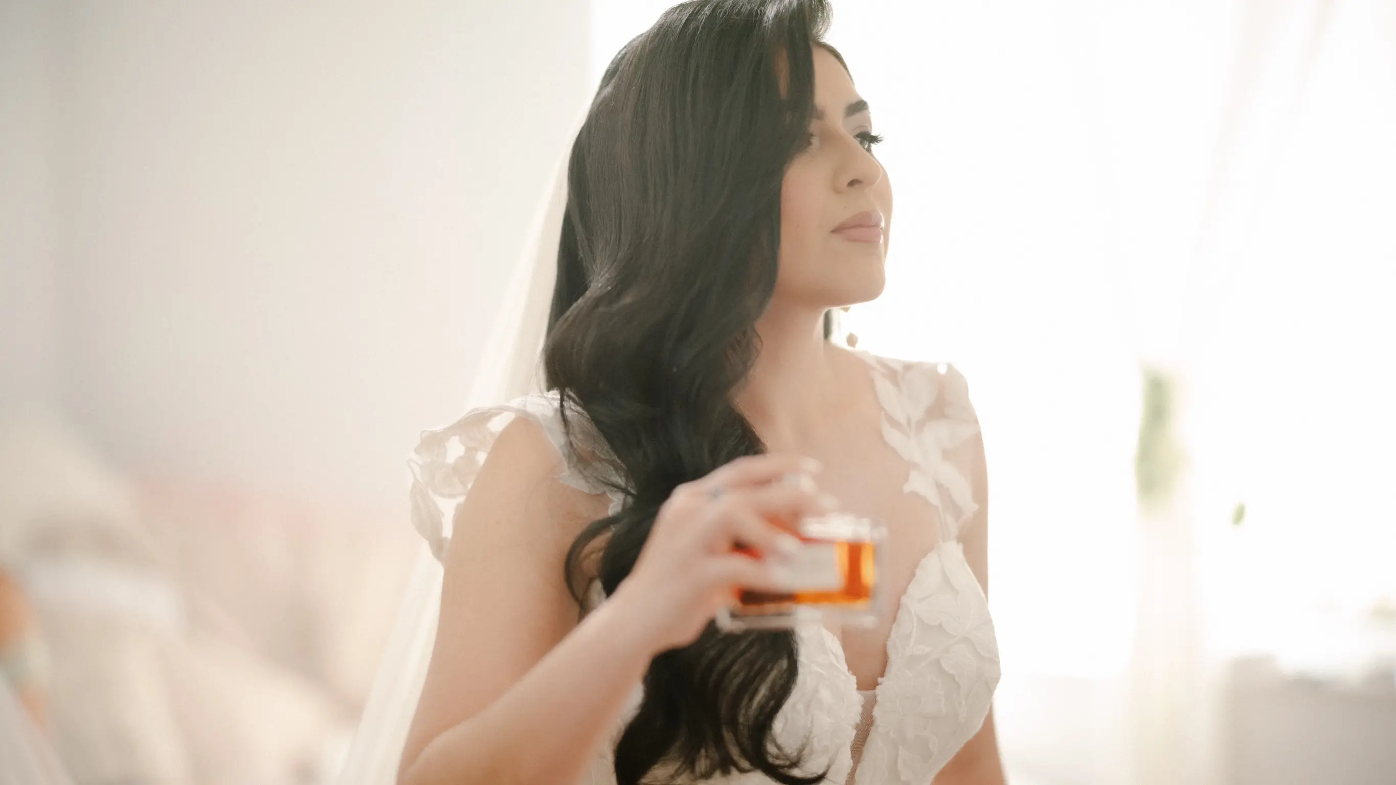 Bride In Lace Mermaid Wedding Dress Called Hattie By Rebecca Ingram