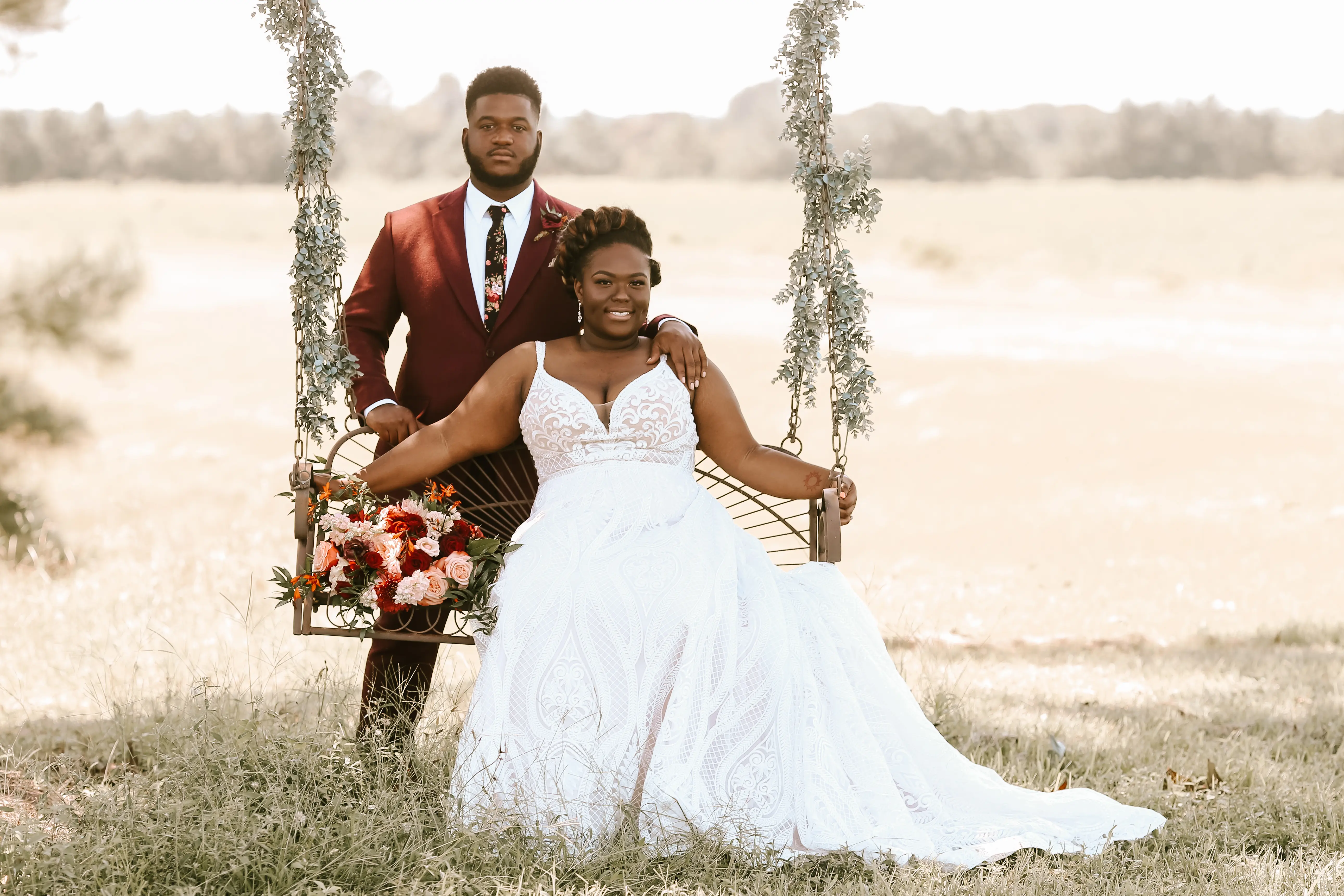 Bride In Lace Wedding Dress Called Roxanne By Sottero And Midgley
