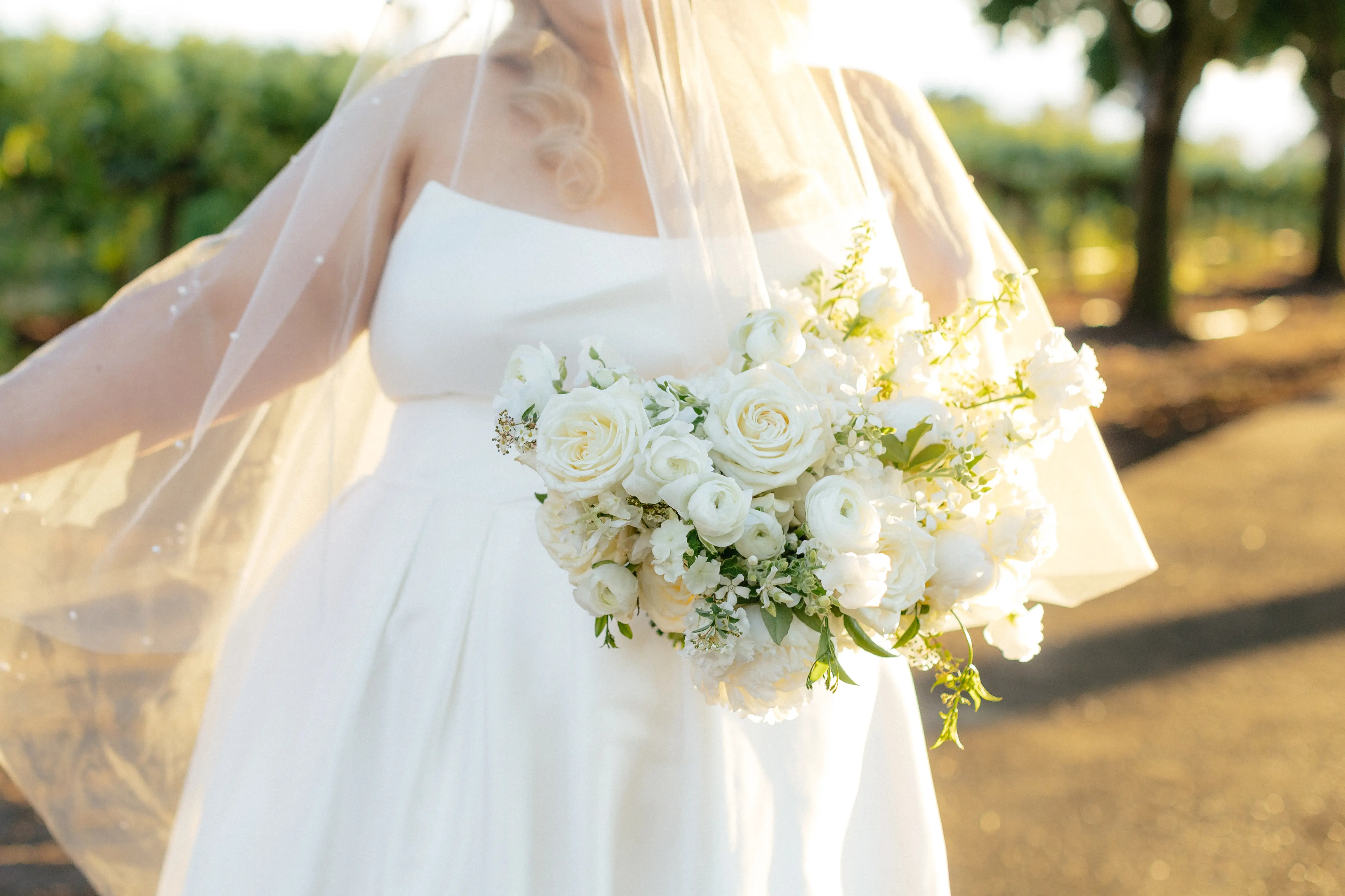 Bride wearing Aspen by Sottero and Midgley