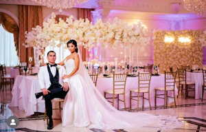 Groom With Bride Wearing Satin Ball Gown Kimora By Sottero And Midgley