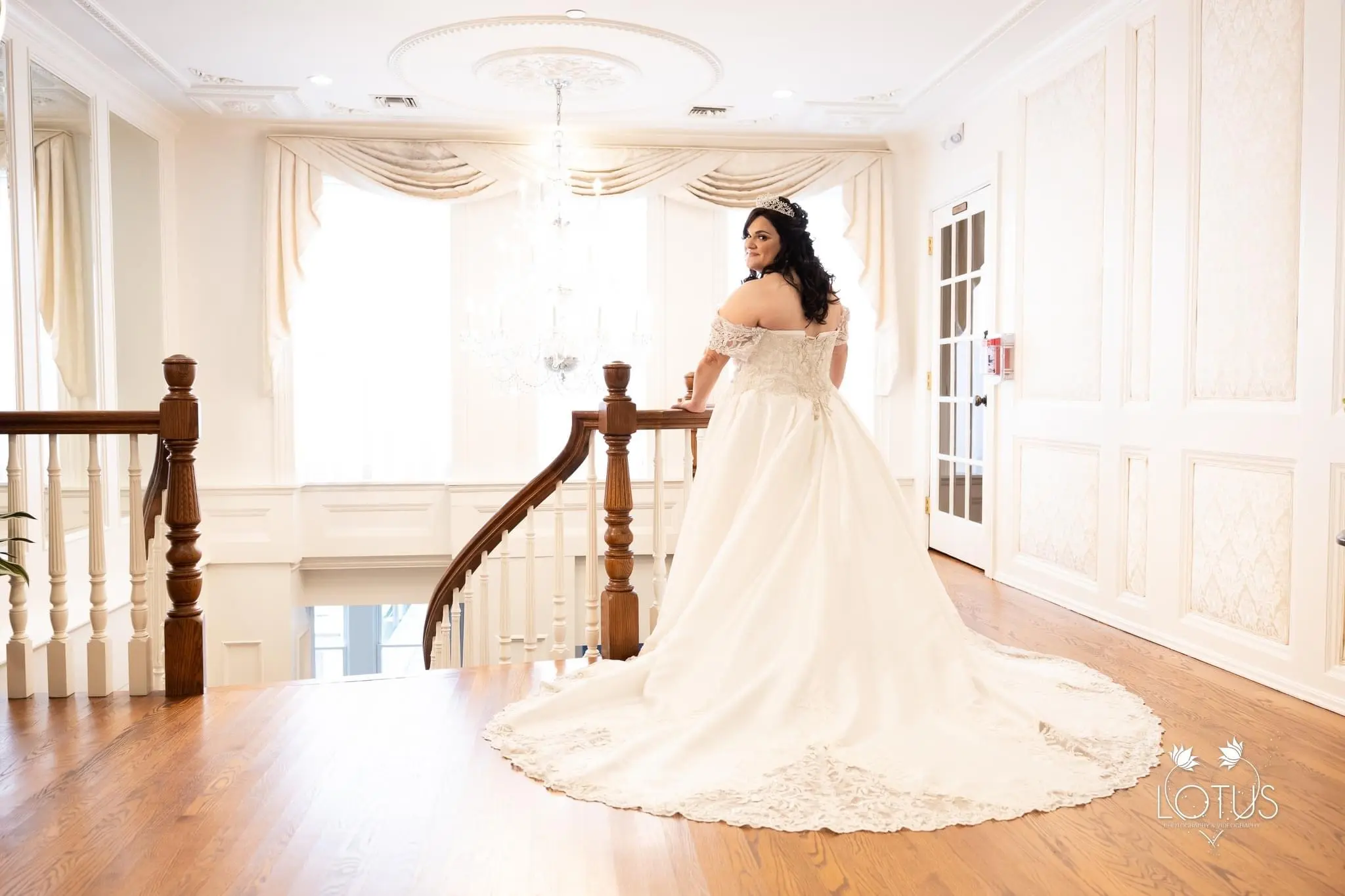 Bride in Satin Ball Gown Wedding Dress Featuring Decadent Beaded Lace Bodice, Kimora by Sottero & Midgley