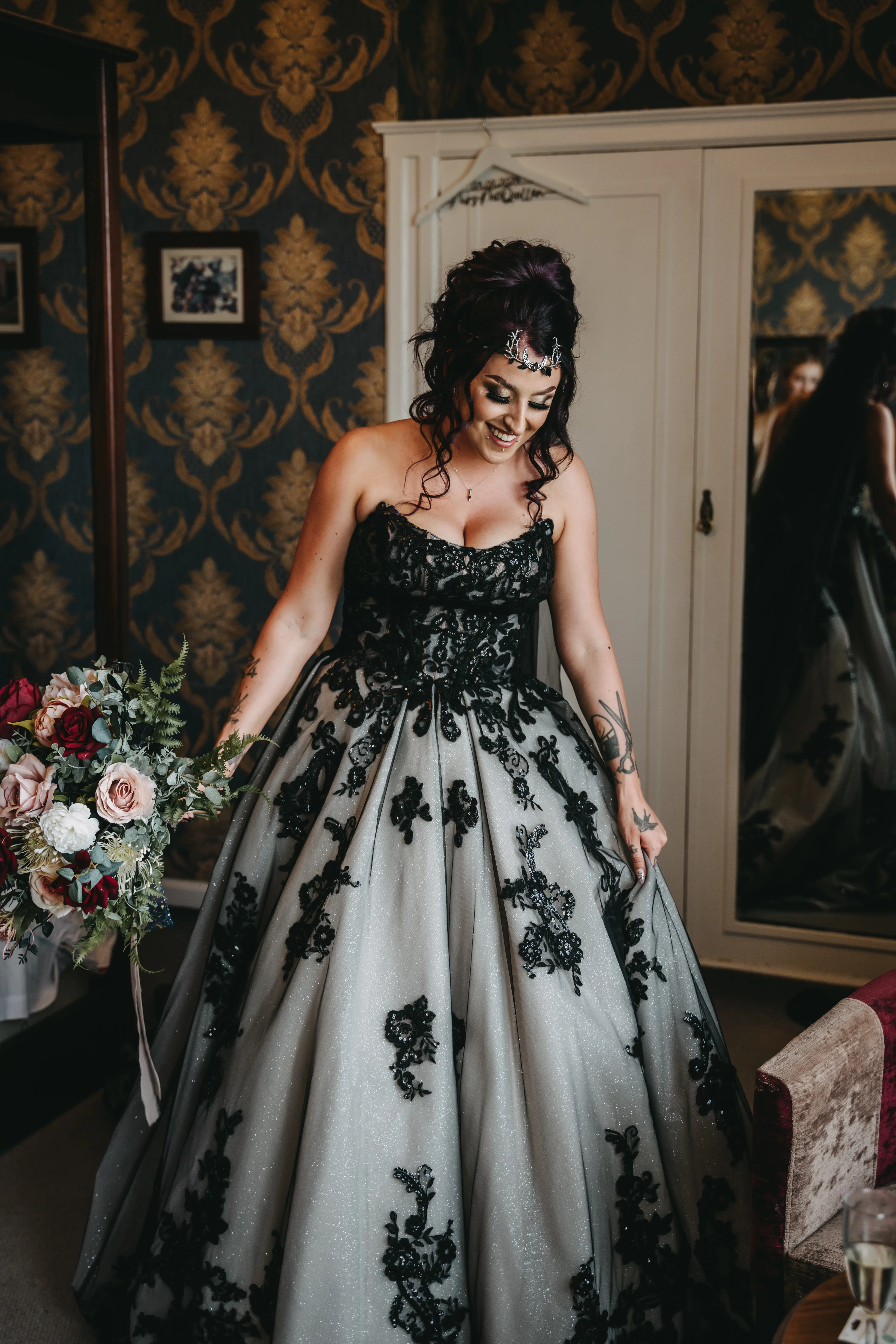 Bride wearing Norvinia by Sottero and Midgley