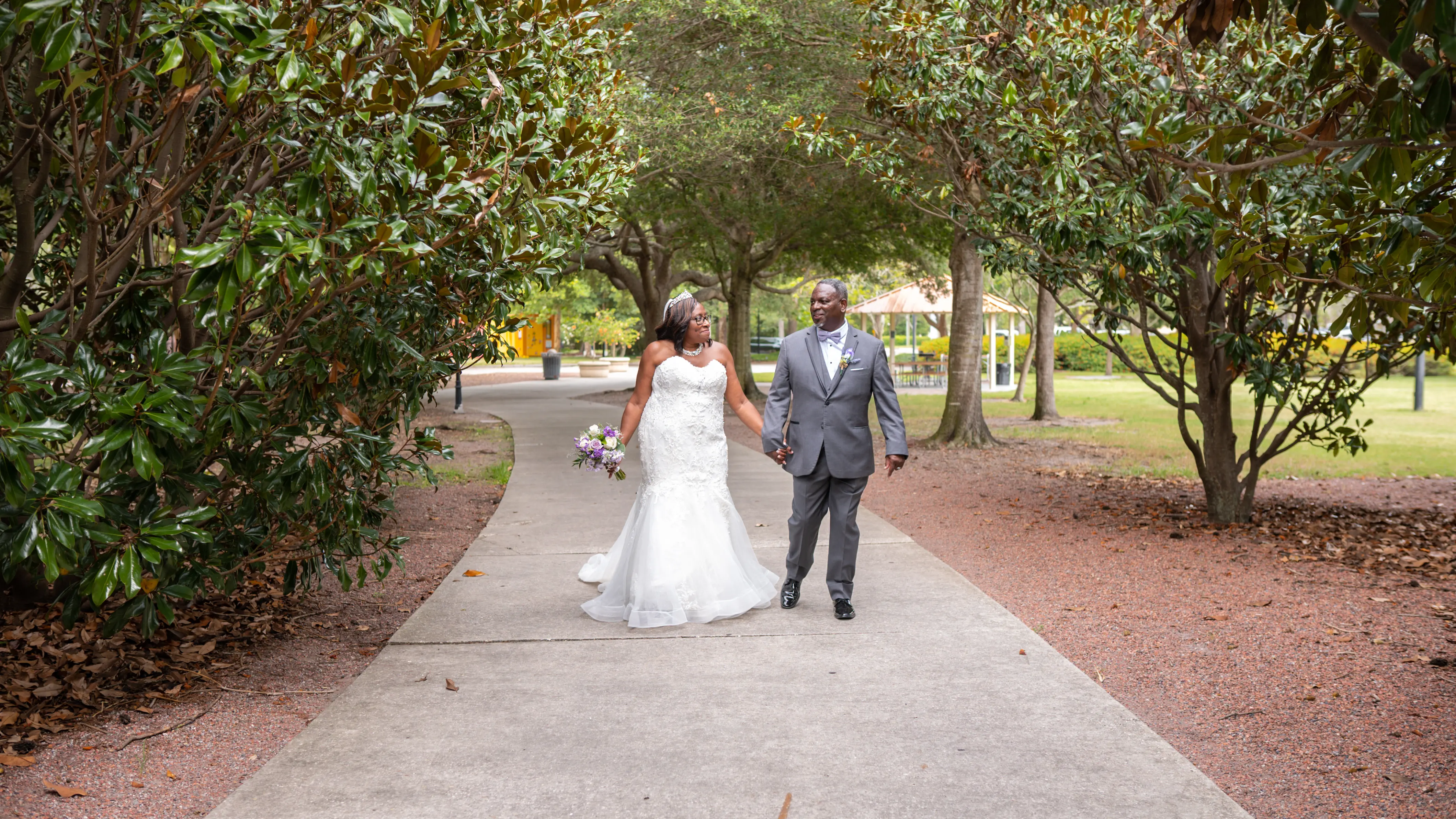 Groom With Bride Wearing Lace Mermaid Wedding Dress Lonnie Lynette By Maggie Sottero