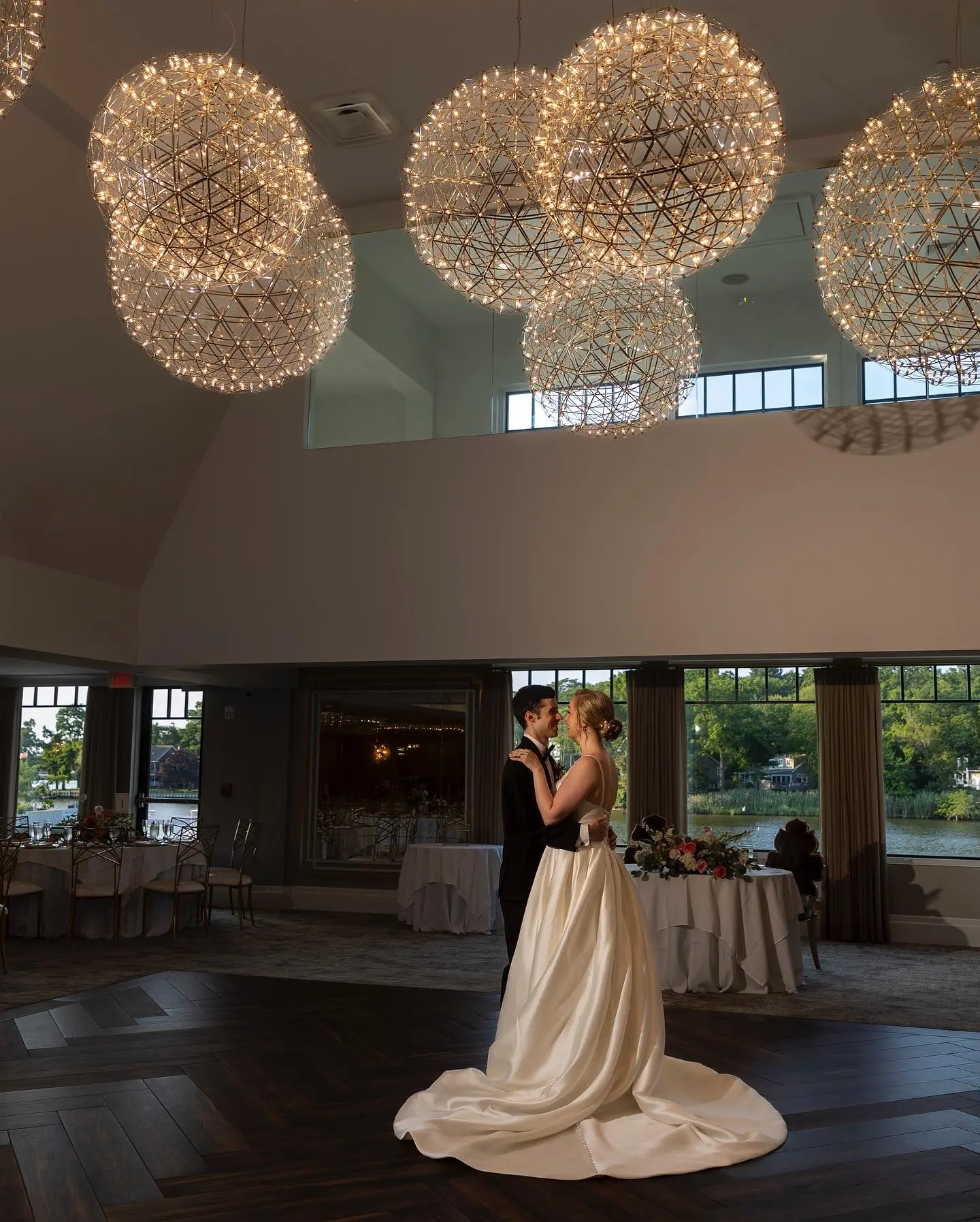 Bride In Simple Wedding Dress Called Selena By Maggie Sottero With Groom